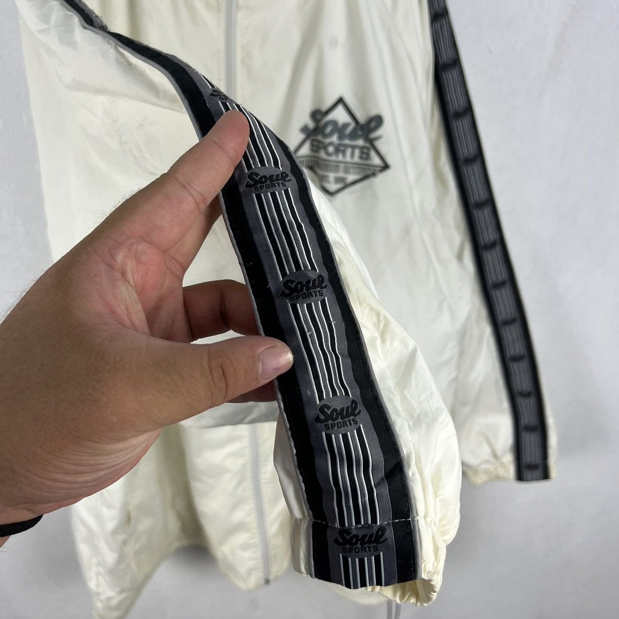 Japanese Brand VINTAGE SOUL SPORTS BIG LOGO SKATE STYLE JACKET Size US XXL / EU 58 / 5 - 5 Thumbnail