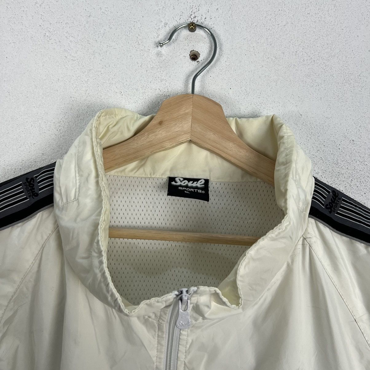 Japanese Brand VINTAGE SOUL SPORTS BIG LOGO SKATE STYLE JACKET Size US XXL / EU 58 / 5 - 7 Thumbnail