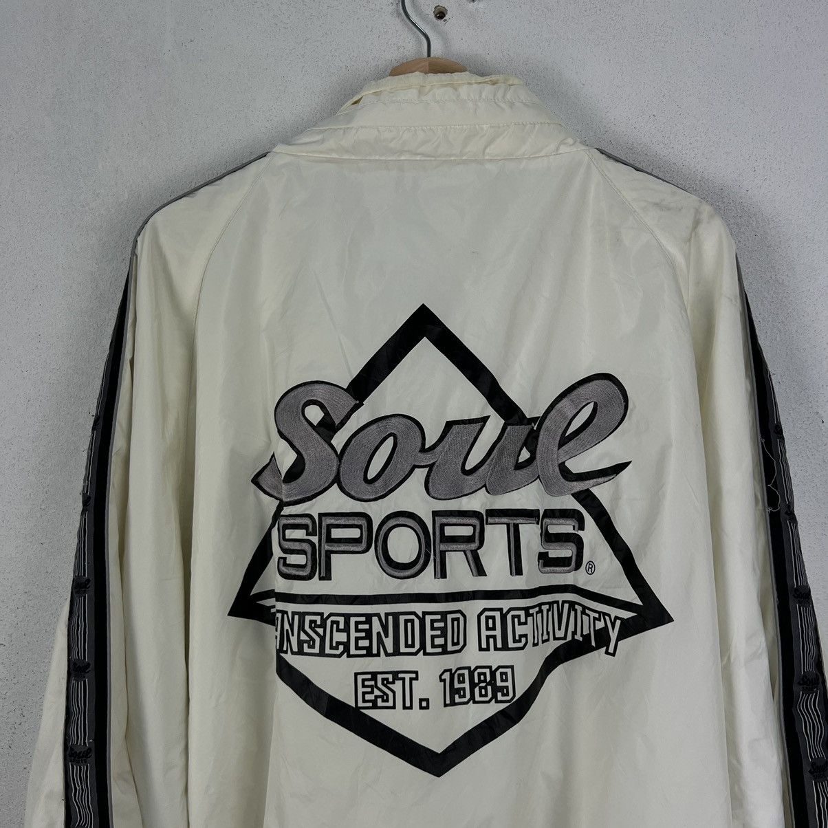 Japanese Brand VINTAGE SOUL SPORTS BIG LOGO SKATE STYLE JACKET Size US XXL / EU 58 / 5 - 10 Thumbnail