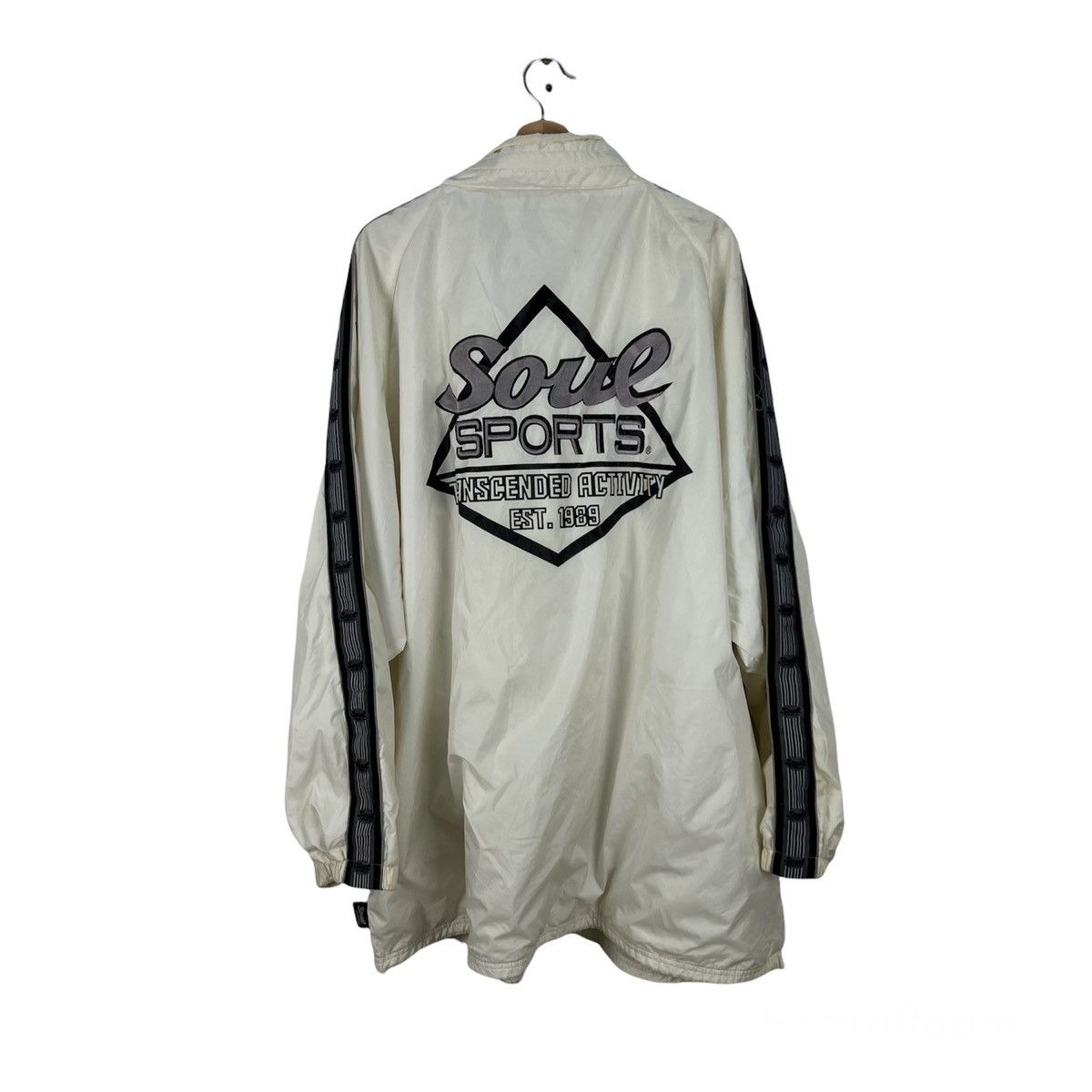 Japanese Brand VINTAGE SOUL SPORTS BIG LOGO SKATE STYLE JACKET Size US XXL / EU 58 / 5 - 1 Thumbnail