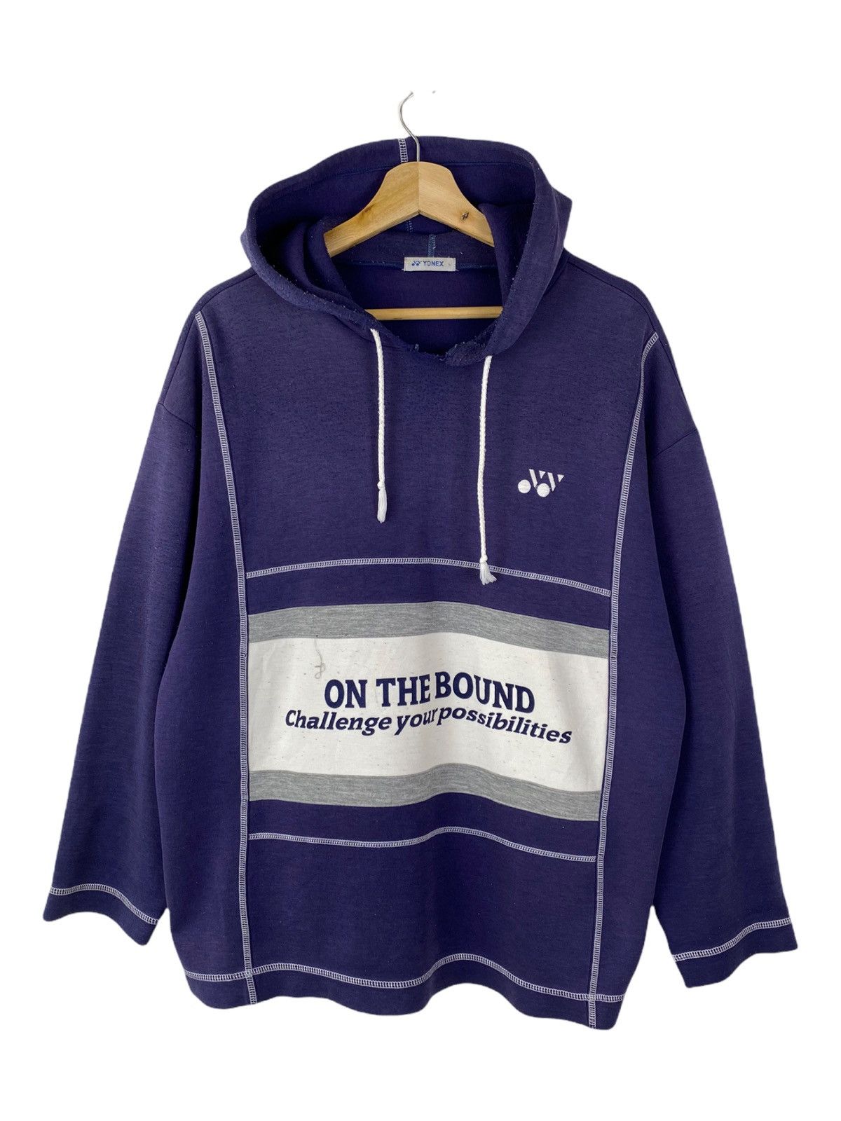 Japanese Brand × Vintage Vintage Yonex hoodies Size US L / EU 52-54 / 3 - 1 Thumbnail