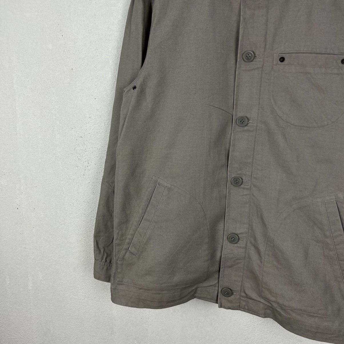 Japanese Brand HIKORY CHORE JACKET CORISCO AUTHENTIC ISSEY MIYAKE INSPIRED Size US L / EU 52-54 / 3 - 4 Thumbnail