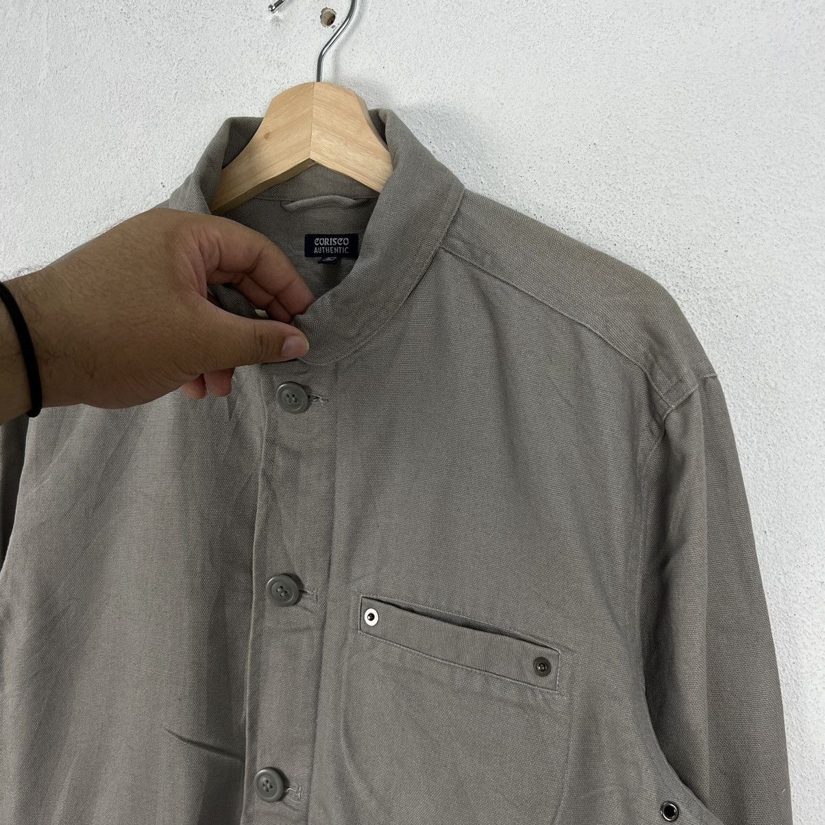 Japanese Brand HIKORY CHORE JACKET CORISCO AUTHENTIC ISSEY MIYAKE INSPIRED Size US L / EU 52-54 / 3 - 7 Thumbnail