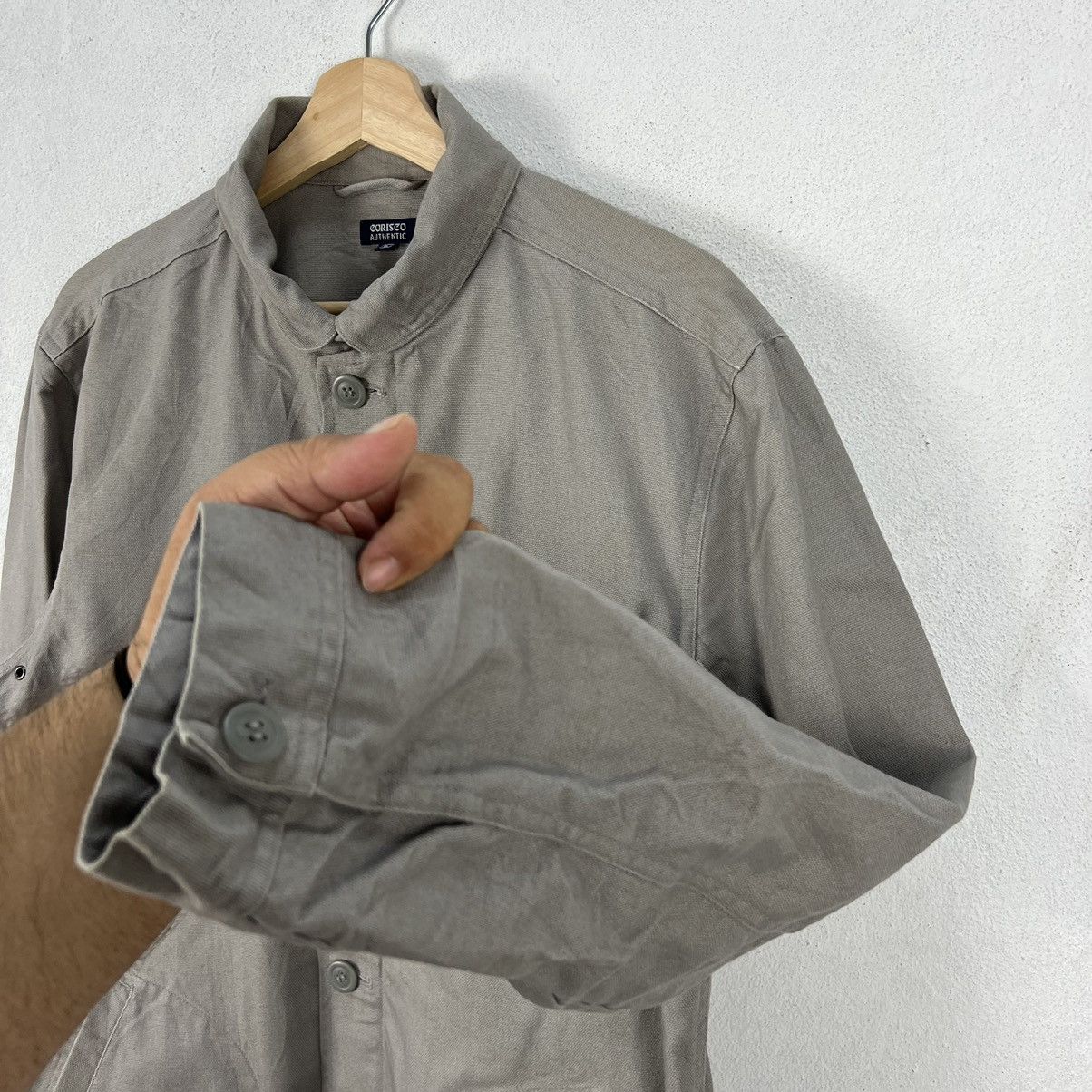 Japanese Brand HIKORY CHORE JACKET CORISCO AUTHENTIC ISSEY MIYAKE INSPIRED Size US L / EU 52-54 / 3 - 9 Thumbnail