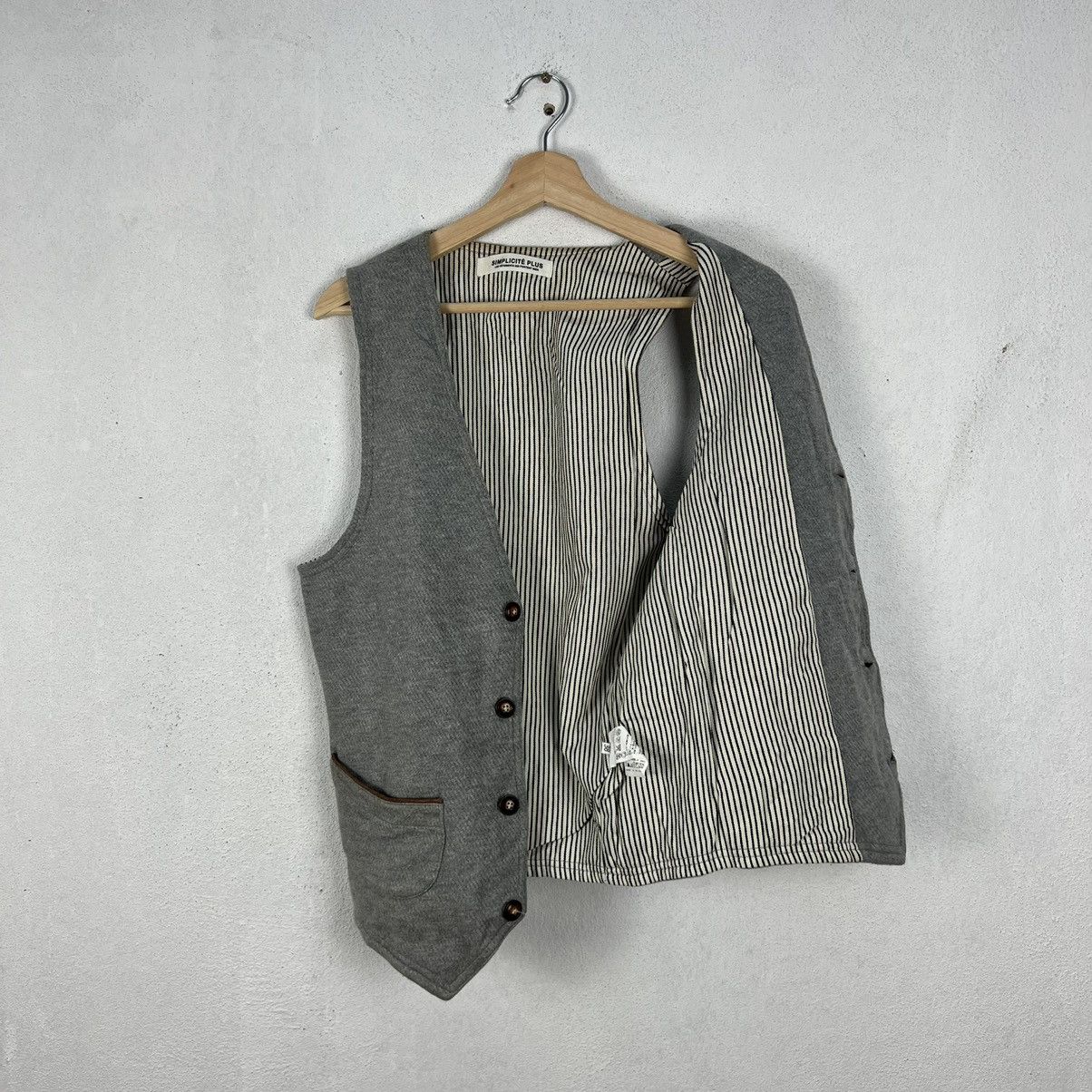 Japanese Brand VINTAGE SIMPLICITE PLUS TANK TOP MULTI POCKET VEST Size US M / EU 48-50 / 2 - 9 Thumbnail