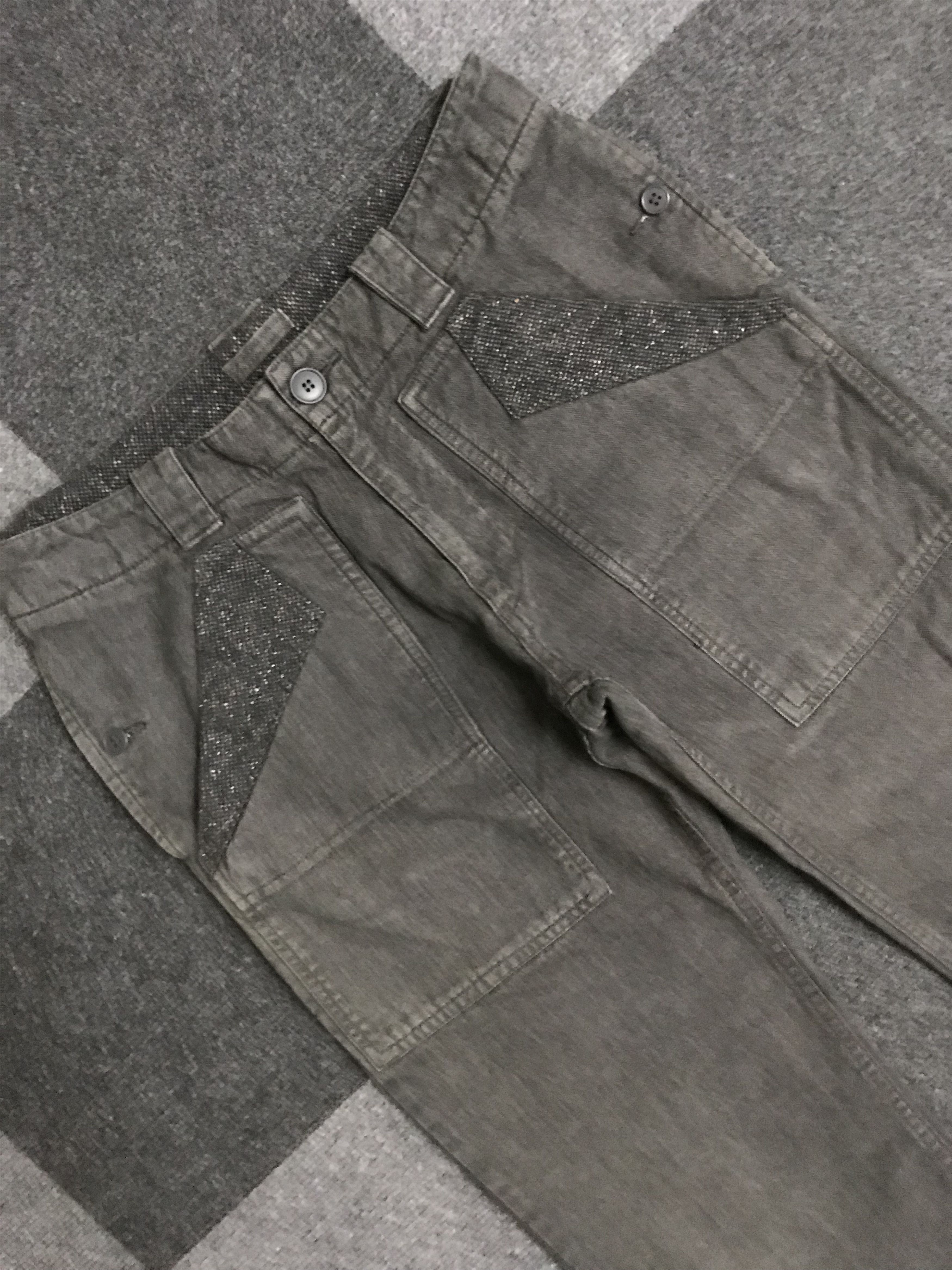 Designer × Japanese Brand P50 albe Japan Multi Tones HBT Flare Baker Pant Size US 30 / EU 46 - 2 Thumbnail