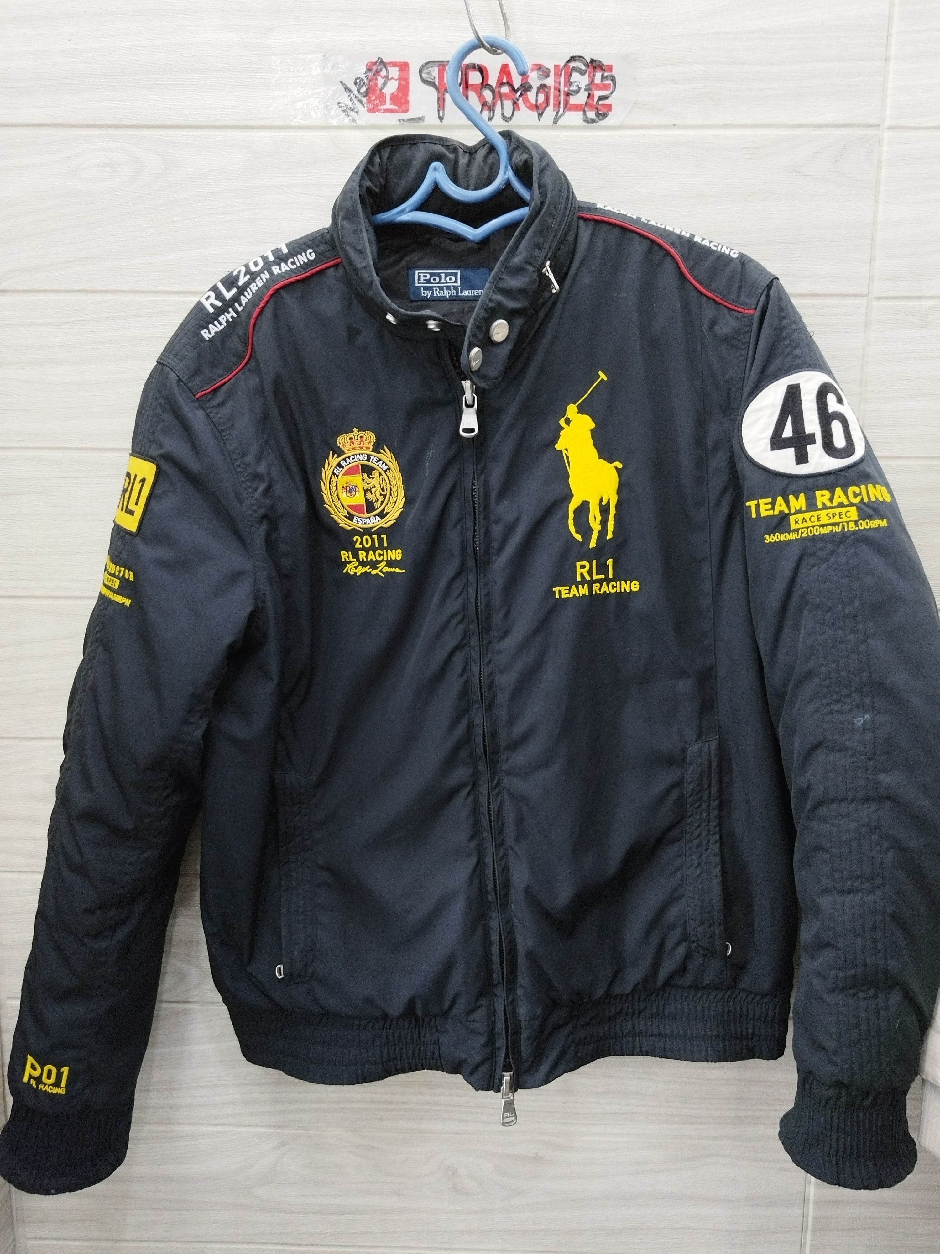 Ralph Lauren 2011 RL Racing Team Hidden Hood Lined Jacket Mn's 3XB