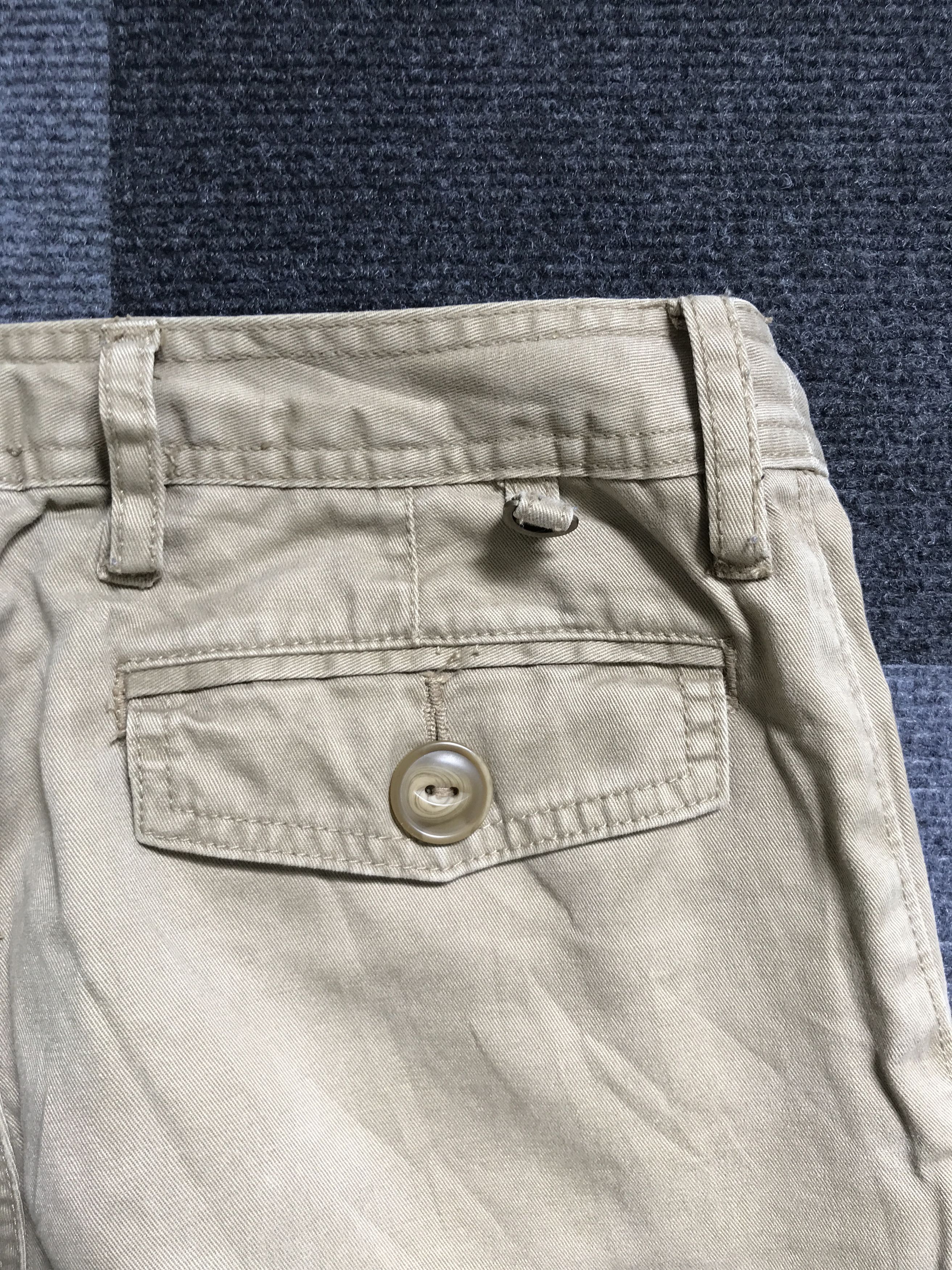 Japanese Brand CP134 sunny cloud Ankle Zipper Flare Cargo Pant Size US 27 - 8 Thumbnail