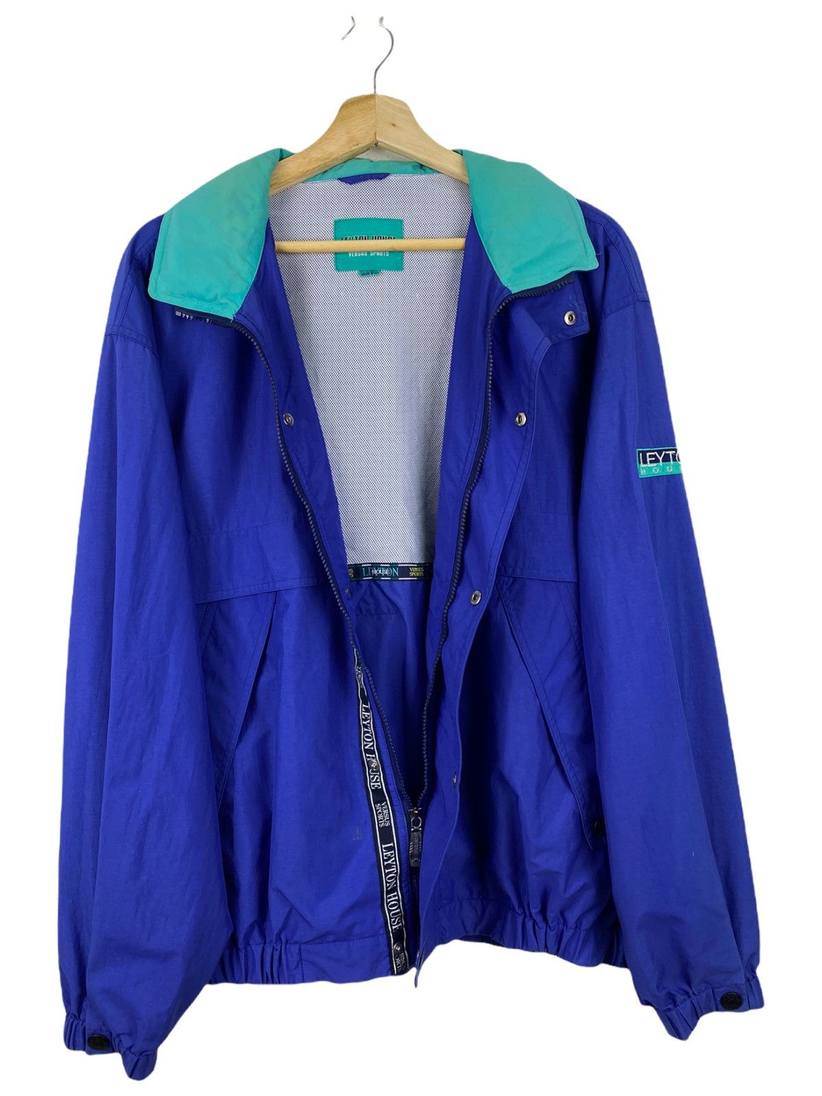 Japanese Brand × Vintage VINTAGE LEYTON HOUSE SPORTWEAR ZIP UP JACKET Size US XL / EU 56 / 4 - 3 Thumbnail