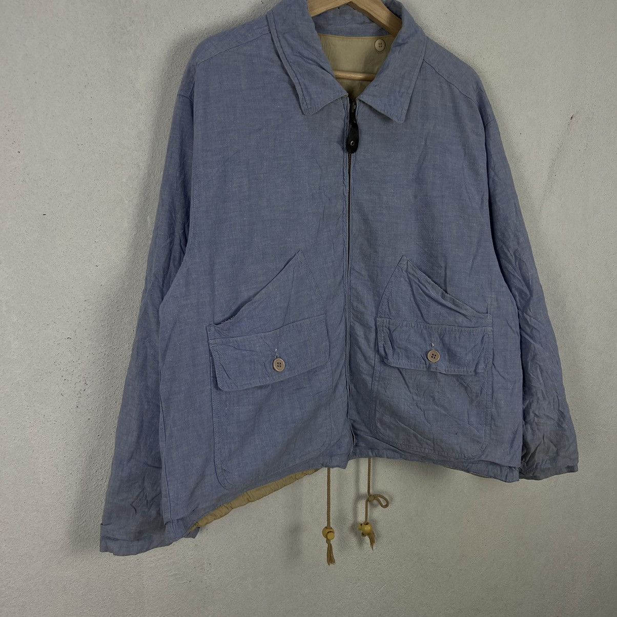 Japanese Brand RARE REVERSIBLE XENON MEN INTERNATIONAL BRAND BOMBER JACKET Size US L / EU 52-54 / 3 - 6 Thumbnail