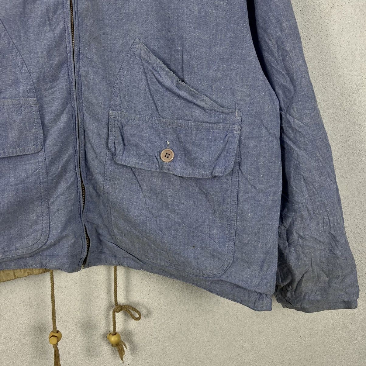 Japanese Brand RARE REVERSIBLE XENON MEN INTERNATIONAL BRAND BOMBER JACKET Size US L / EU 52-54 / 3 - 7 Thumbnail