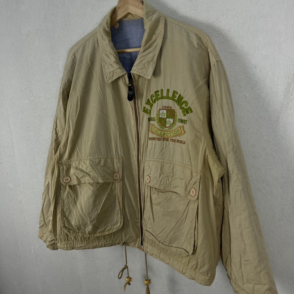 Japanese Brand RARE REVERSIBLE XENON MEN INTERNATIONAL BRAND BOMBER JACKET Size US L / EU 52-54 / 3 - 12 Thumbnail