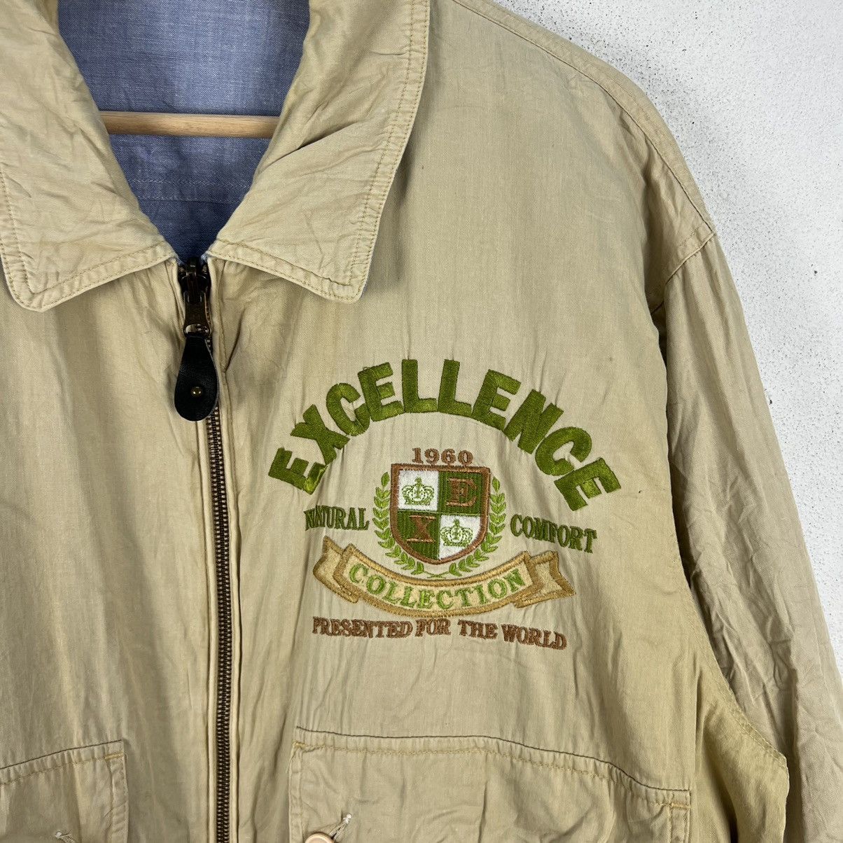 Japanese Brand RARE REVERSIBLE XENON MEN INTERNATIONAL BRAND BOMBER JACKET Size US L / EU 52-54 / 3 - 13 Thumbnail