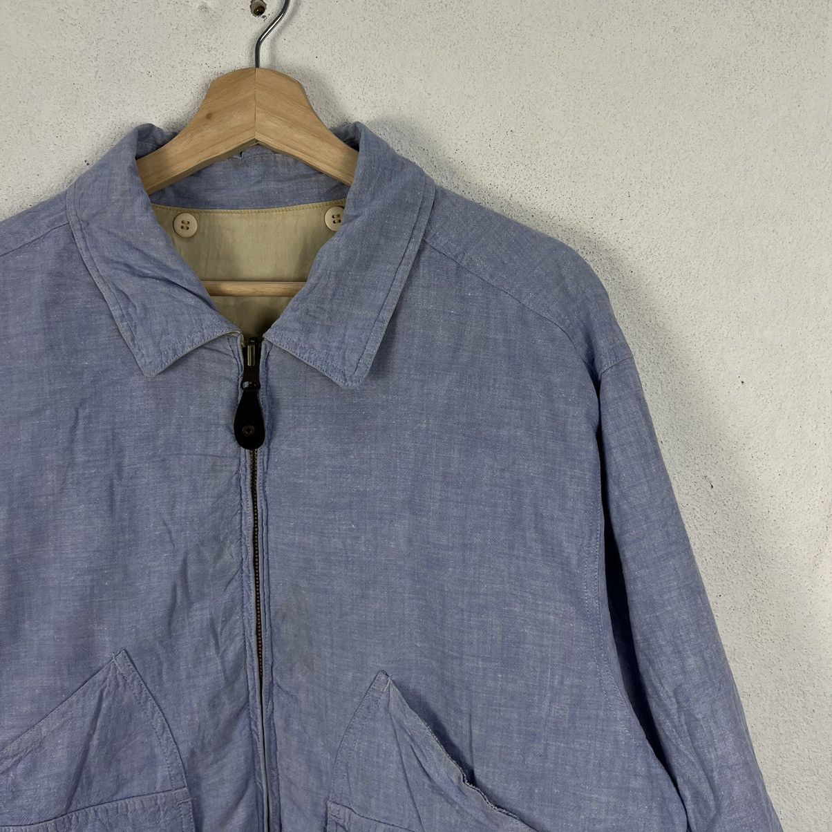 Japanese Brand RARE REVERSIBLE XENON MEN INTERNATIONAL BRAND BOMBER JACKET Size US L / EU 52-54 / 3 - 8 Thumbnail