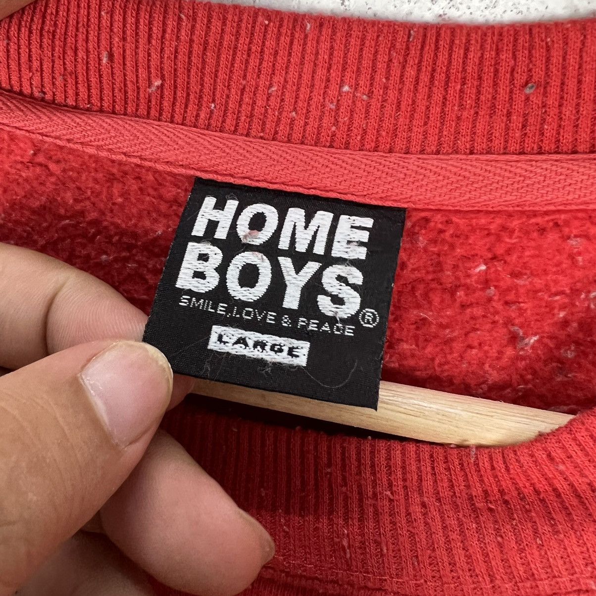 Japanese Brand VINTAGE HOME BOYS SWEATSHIRT BIG LOGO Size US L / EU 52-54 / 3 - 8 Thumbnail