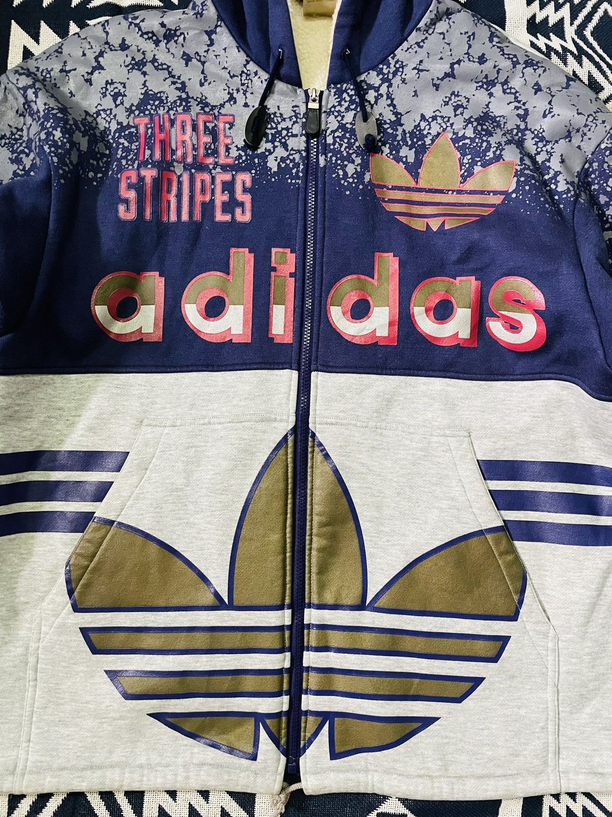 Adidas 🔥LAST DROP🔥Vintage 90s Run DMC Adidas Big Logo HipHop Size US XL / EU 56 / 4 - 4 Thumbnail