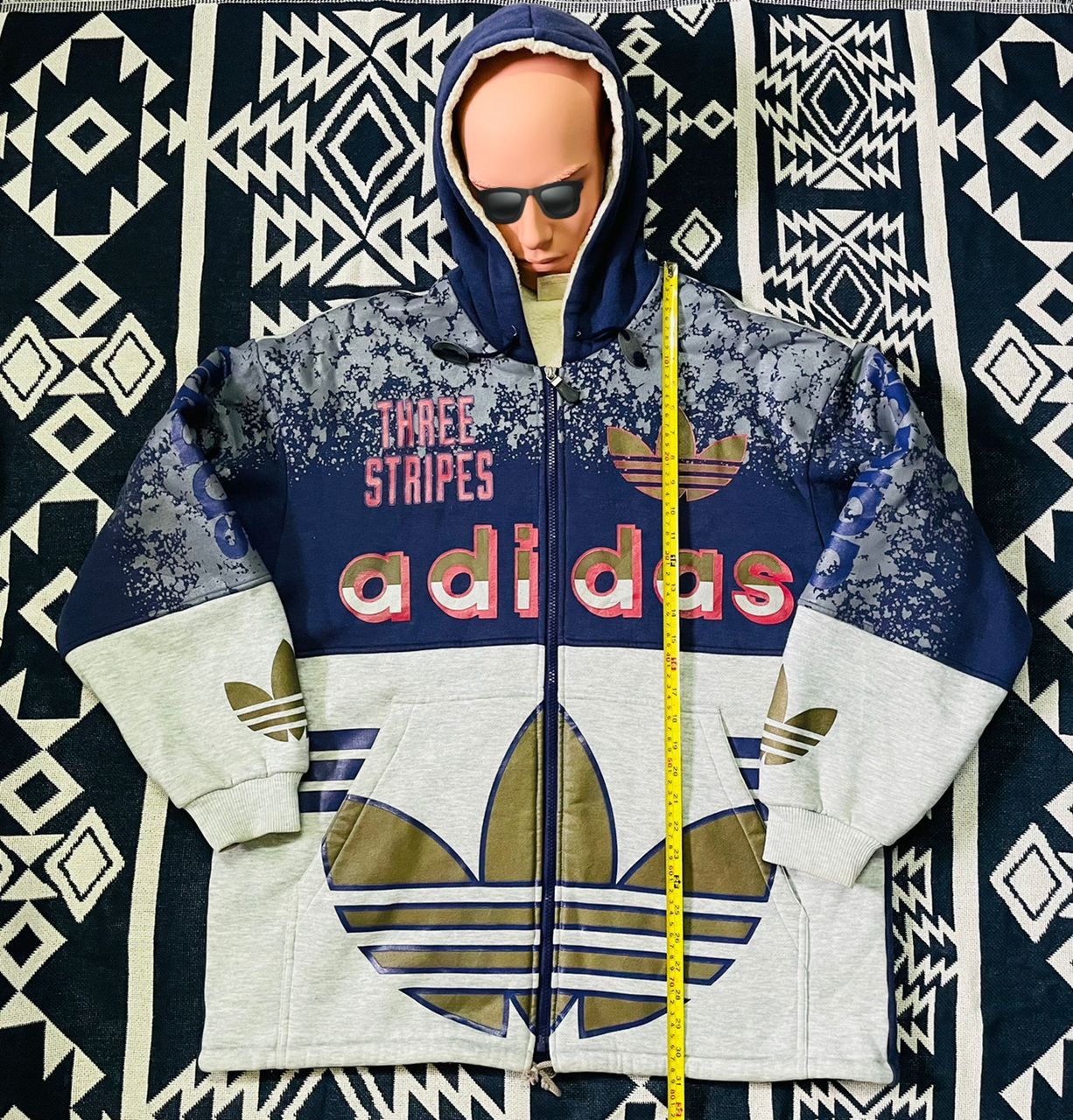 Adidas 🔥LAST DROP🔥Vintage 90s Run DMC Adidas Big Logo HipHop Size US XL / EU 56 / 4 - 13 Thumbnail
