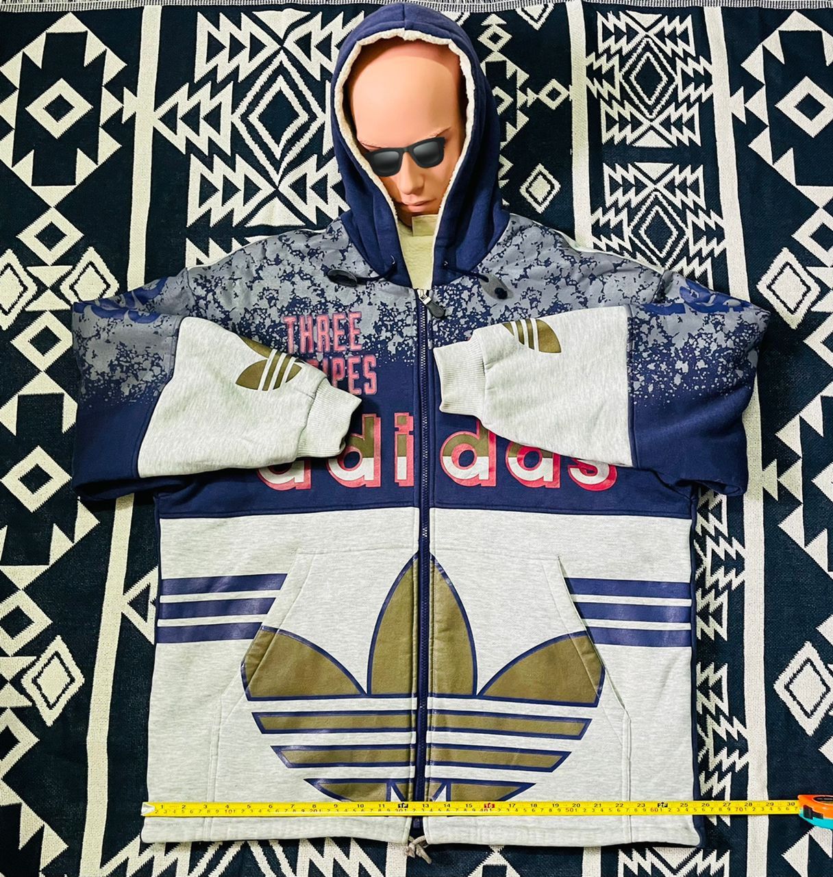 Adidas 🔥LAST DROP🔥Vintage 90s Run DMC Adidas Big Logo HipHop Size US XL / EU 56 / 4 - 14 Thumbnail