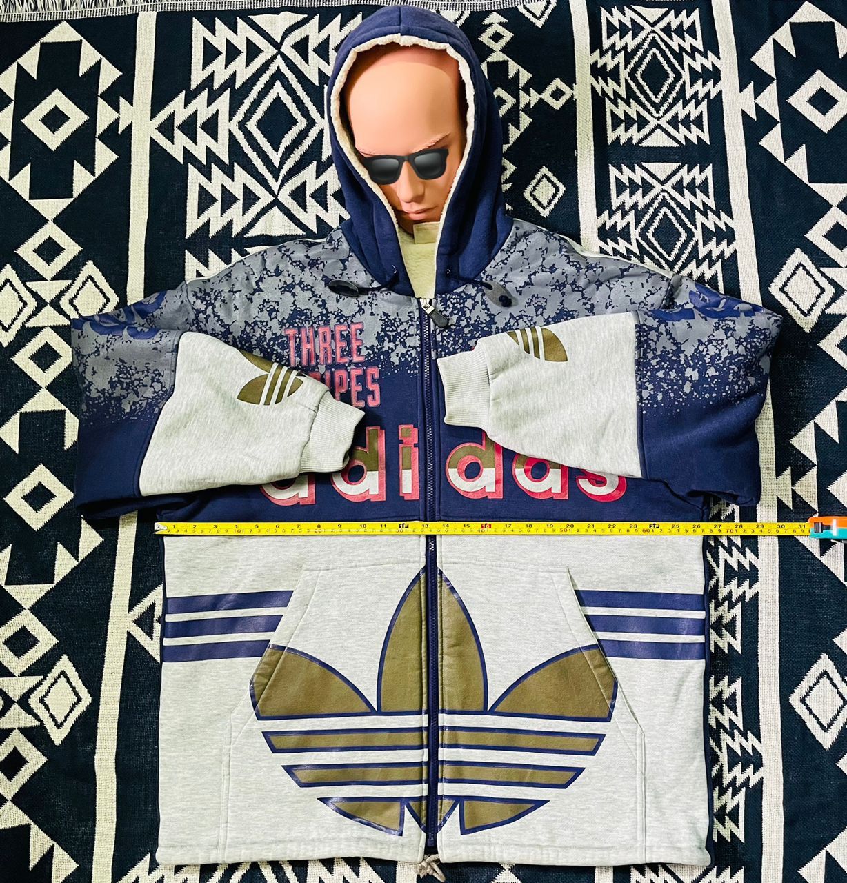 Adidas 🔥LAST DROP🔥Vintage 90s Run DMC Adidas Big Logo HipHop Size US XL / EU 56 / 4 - 12 Thumbnail