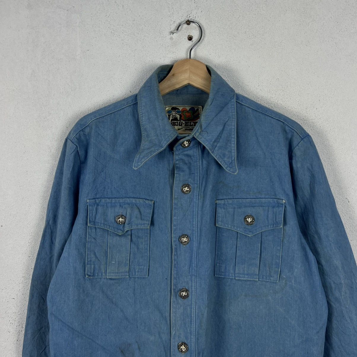 Japanese Brand VINTAGE BIG-ELY BIKER PARACHUTE JACKET MULTI POCKET Size US L / EU 52-54 / 3 - 3 Thumbnail