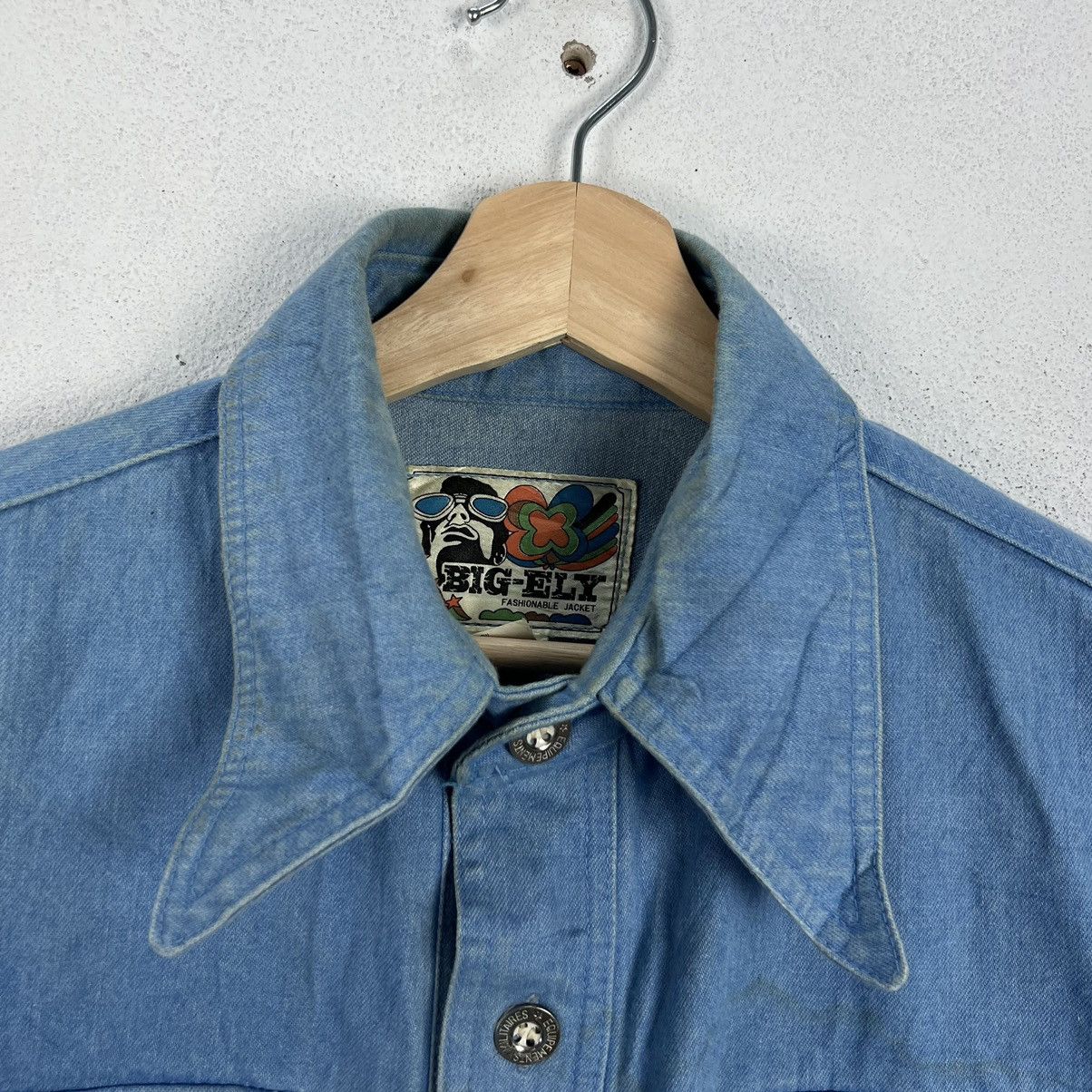 Japanese Brand VINTAGE BIG-ELY BIKER PARACHUTE JACKET MULTI POCKET Size US L / EU 52-54 / 3 - 5 Thumbnail