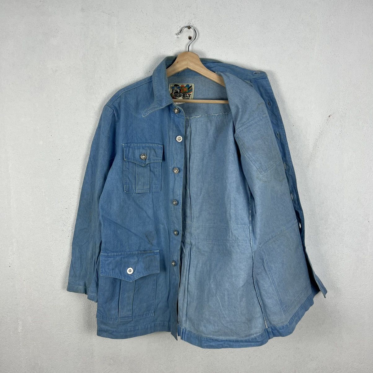 Japanese Brand VINTAGE BIG-ELY BIKER PARACHUTE JACKET MULTI POCKET Size US L / EU 52-54 / 3 - 9 Thumbnail