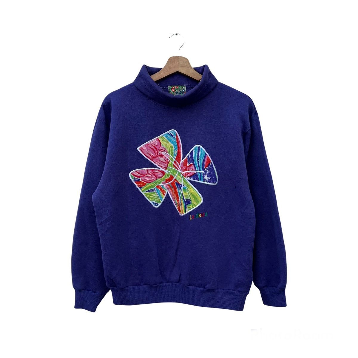 Japanese Brand VINTAGE LA DEUX SWEATSHIRT DOUBLE COLLAR BIG LOGO Size US M / EU 48-50 / 2 - 1 Thumbnail