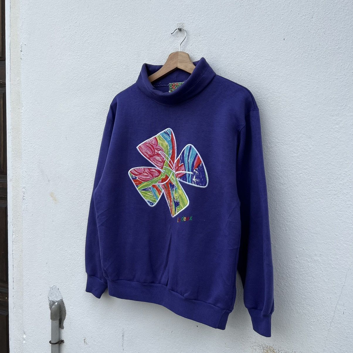 Japanese Brand VINTAGE LA DEUX SWEATSHIRT DOUBLE COLLAR BIG LOGO Size US M / EU 48-50 / 2 - 2 Thumbnail