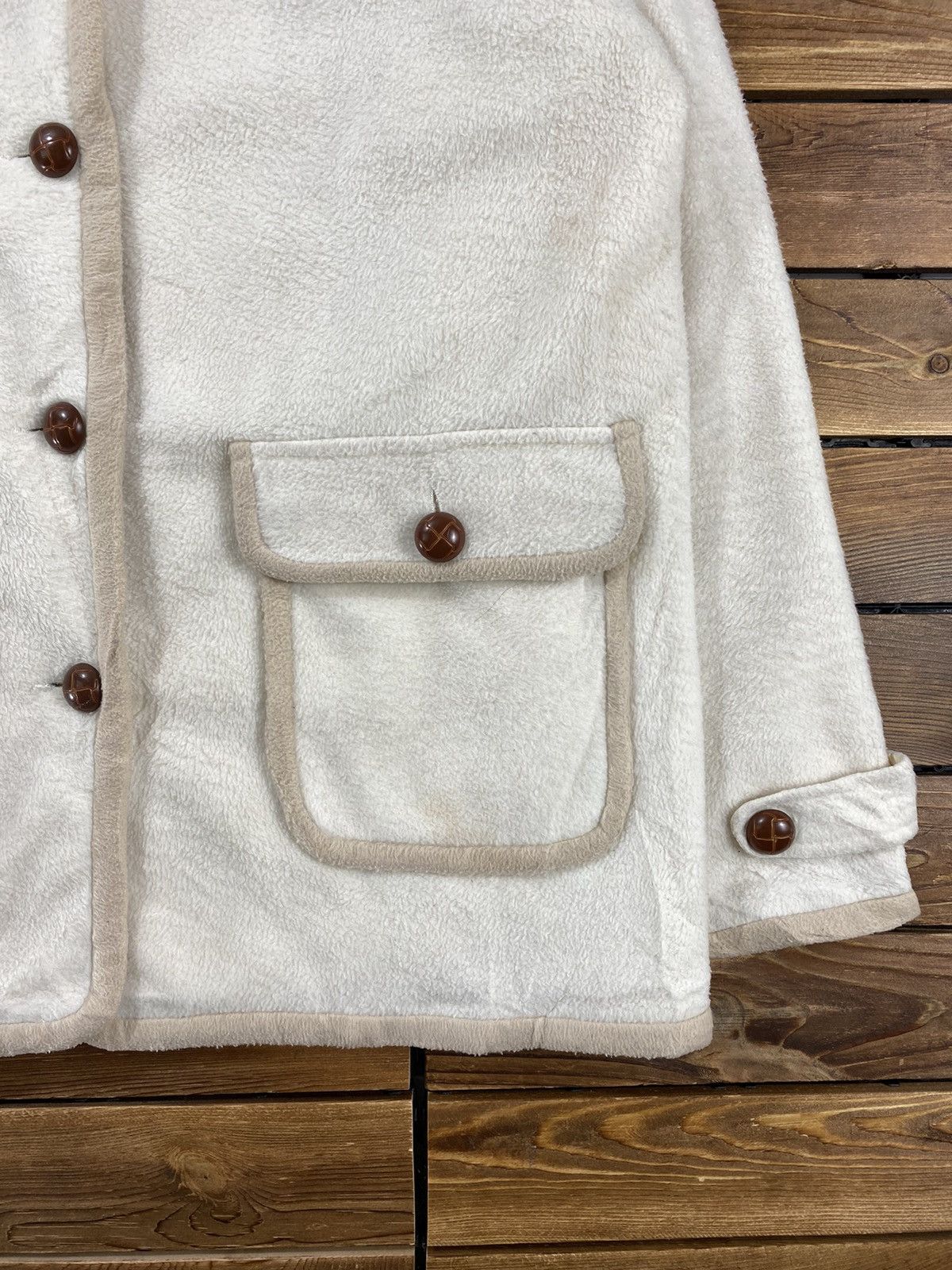 Japanese Brand × Vintage Vintage Japanese Nature Square Patches On Back Size M Size M / US 6-8 / IT 42-44 - 3 Thumbnail