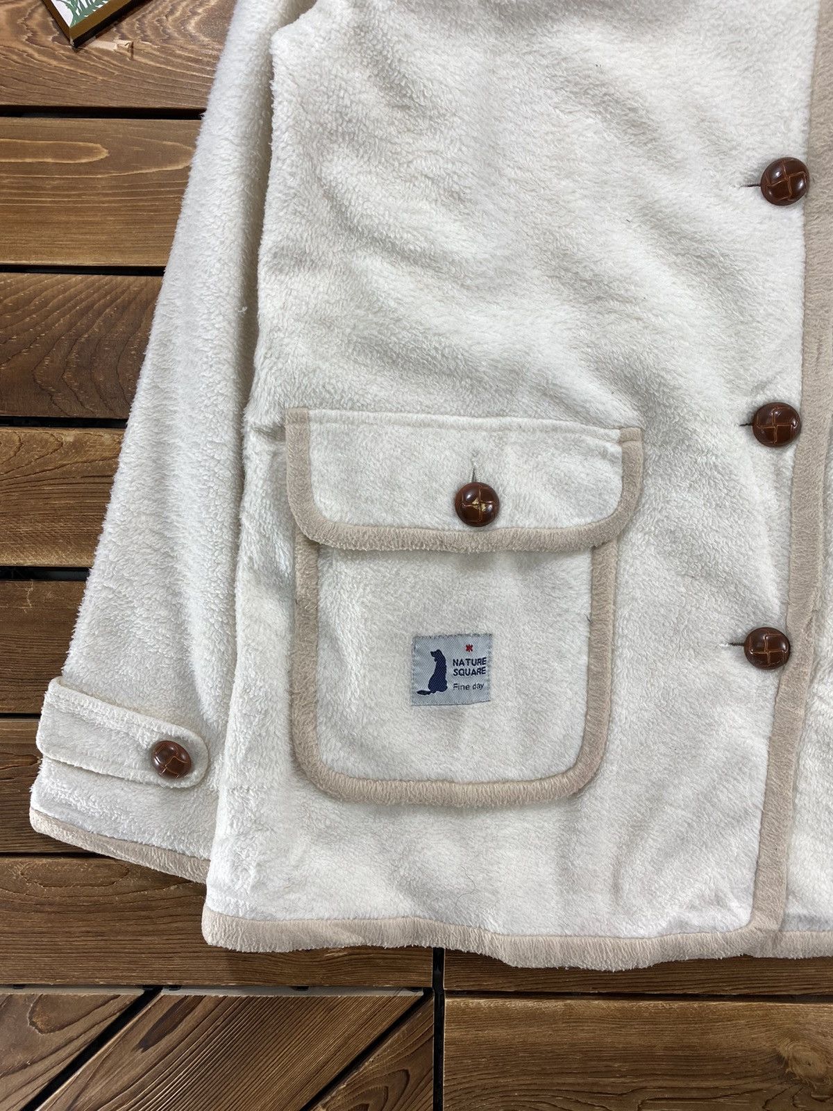 Japanese Brand × Vintage Vintage Japanese Nature Square Patches On Back Size M Size M / US 6-8 / IT 42-44 - 4 Thumbnail