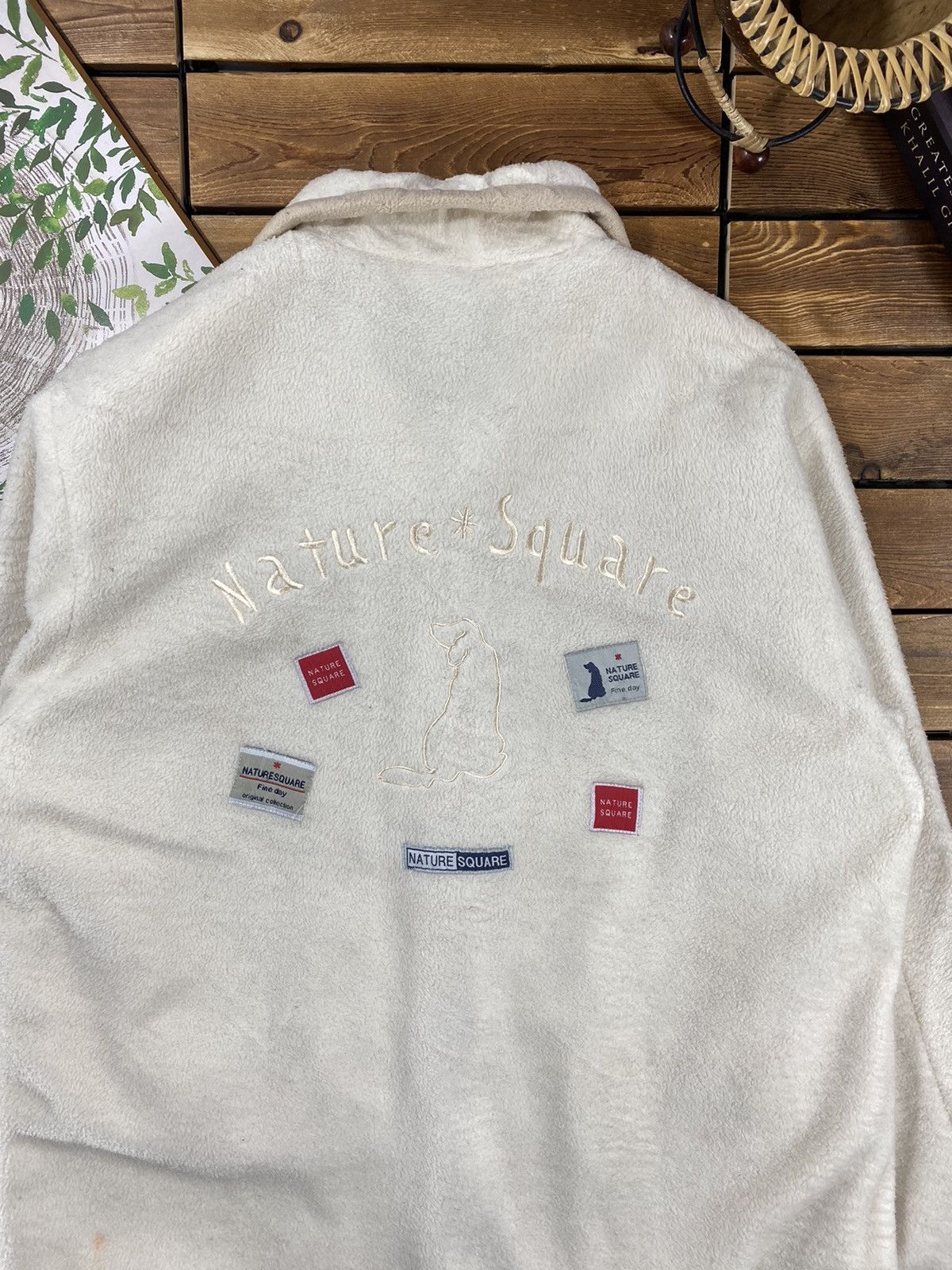 Japanese Brand × Vintage Vintage Japanese Nature Square Patches On Back Size M Size M / US 6-8 / IT 42-44 - 11 Thumbnail