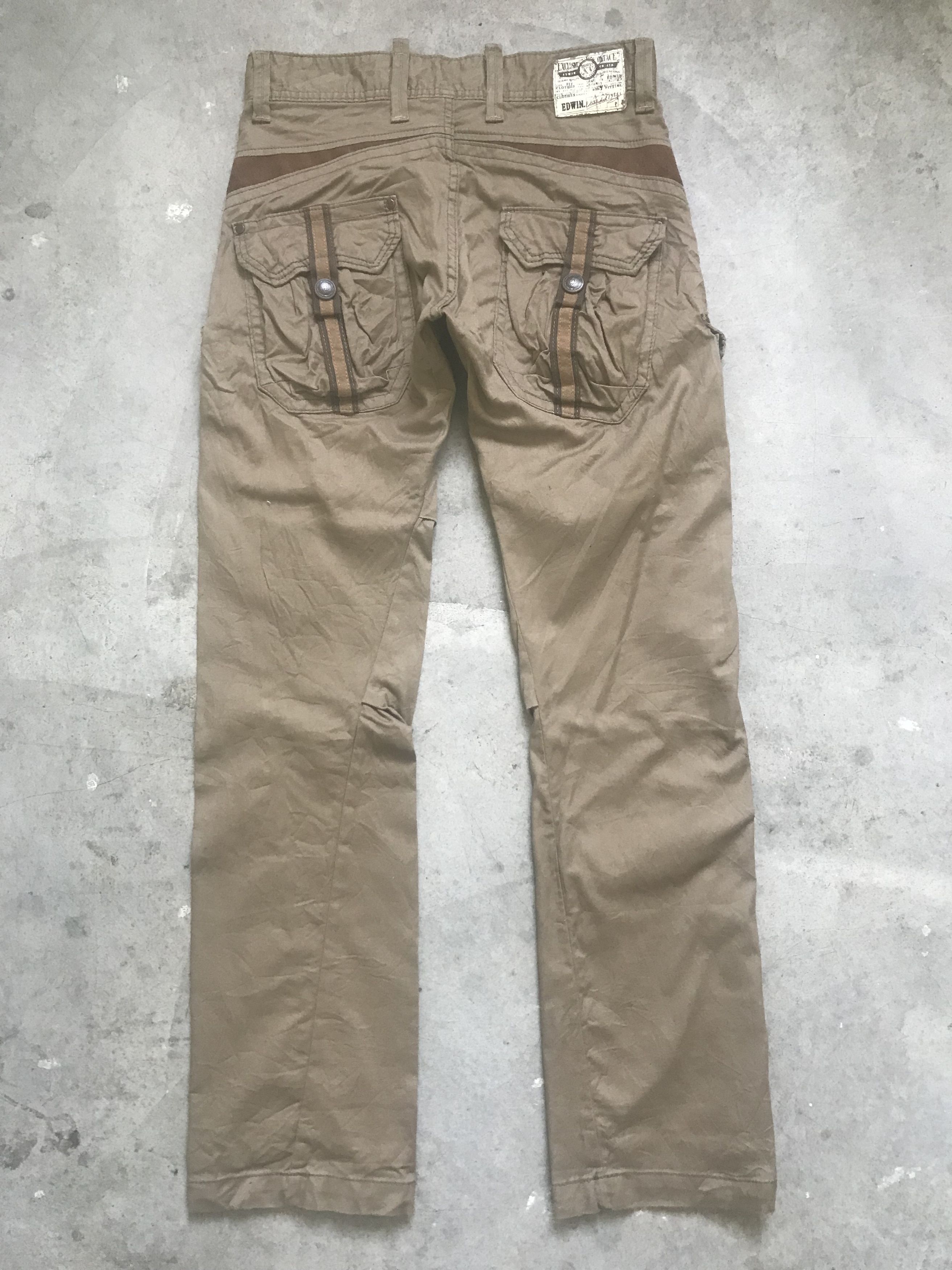 Edwin CP28 - EDWIN Twisted Leg Flare Cargo Pant Size US 30 / EU 46 - 8 Thumbnail
