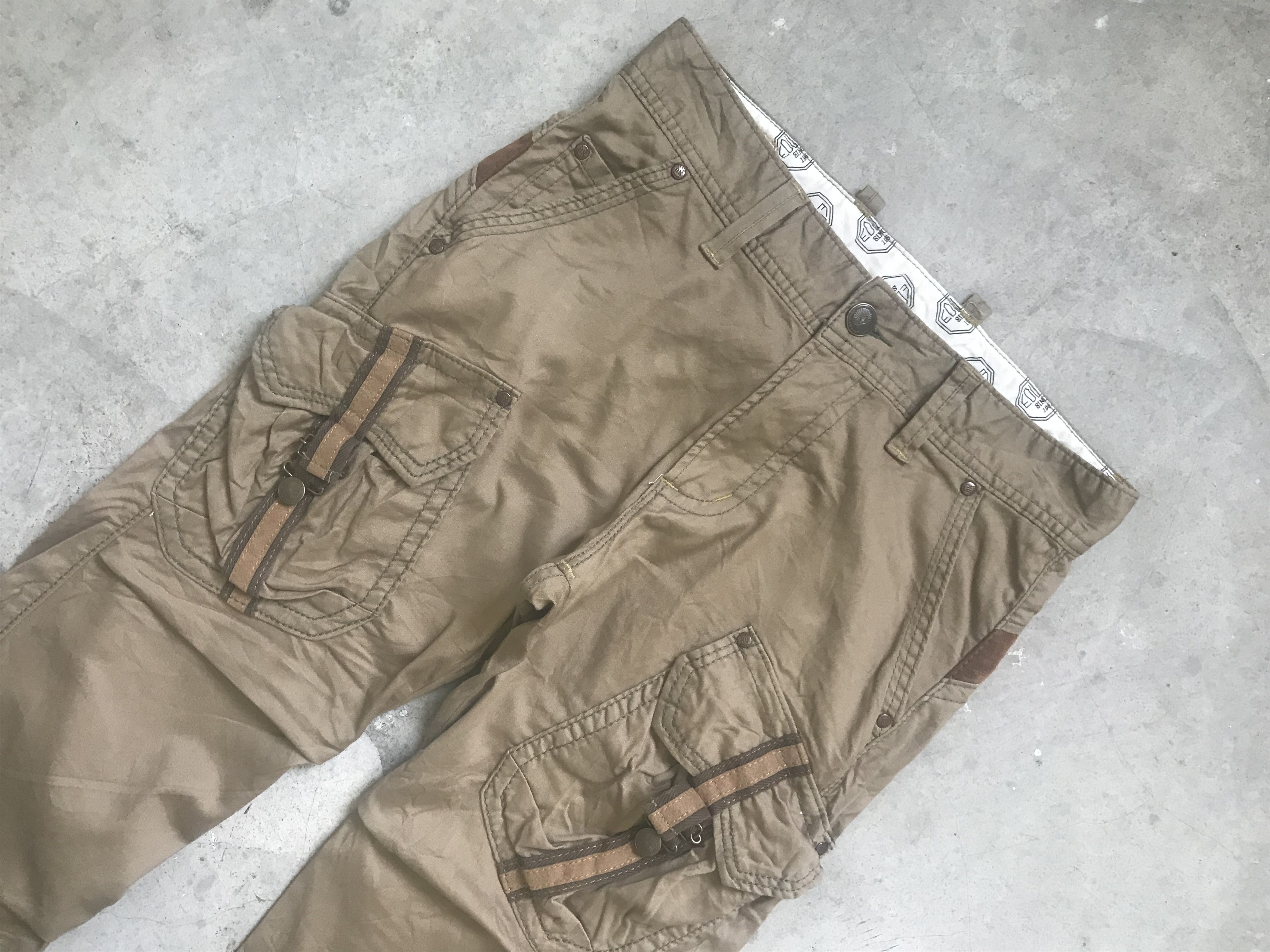 Edwin CP28 - EDWIN Twisted Leg Flare Cargo Pant Size US 30 / EU 46 - 2 Thumbnail