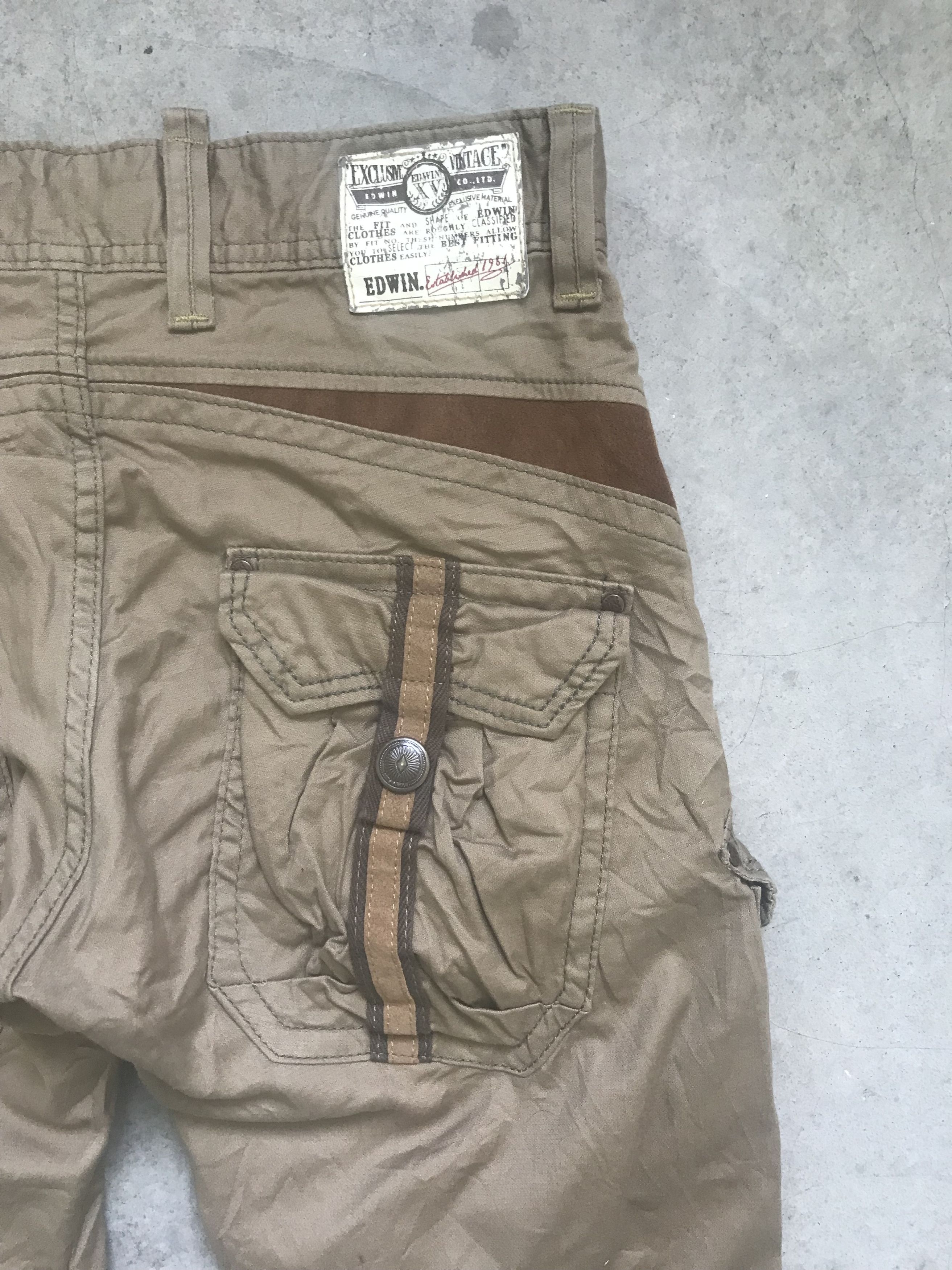 Edwin CP28 - EDWIN Twisted Leg Flare Cargo Pant Size US 30 / EU 46 - 12 Thumbnail