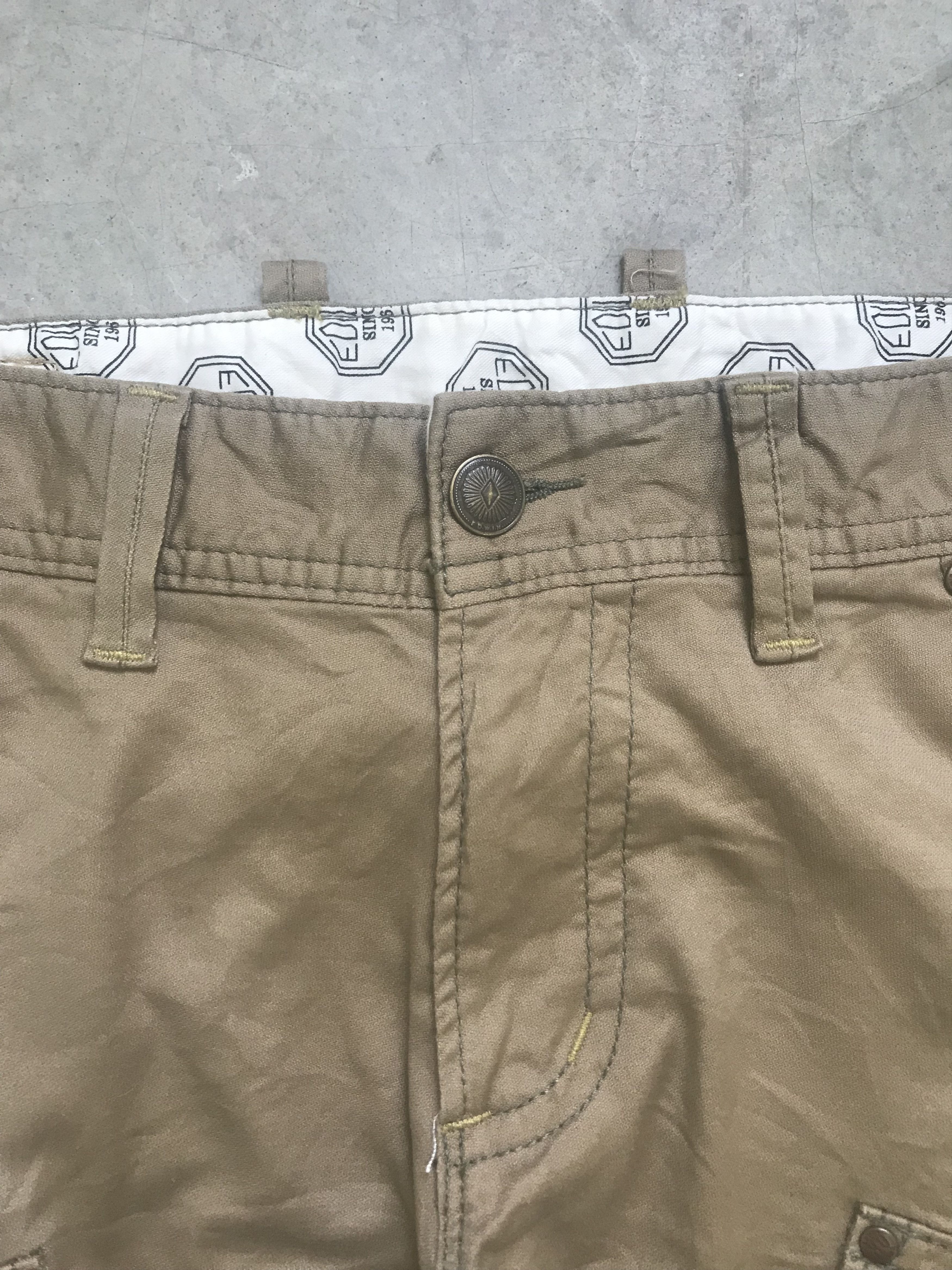 Edwin CP28 - EDWIN Twisted Leg Flare Cargo Pant Size US 30 / EU 46 - 6 Thumbnail