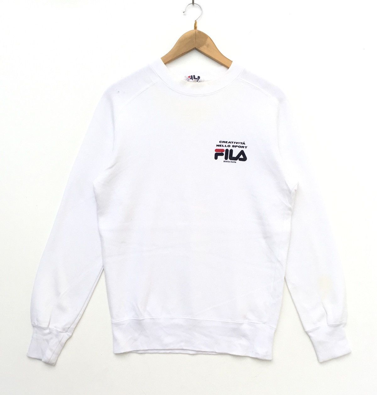 Fila × Vintage Vintage Fila Crewneck Sweatshirt Embroidery Logo Size US S / EU 44-46 / 1 - 1 Thumbnail