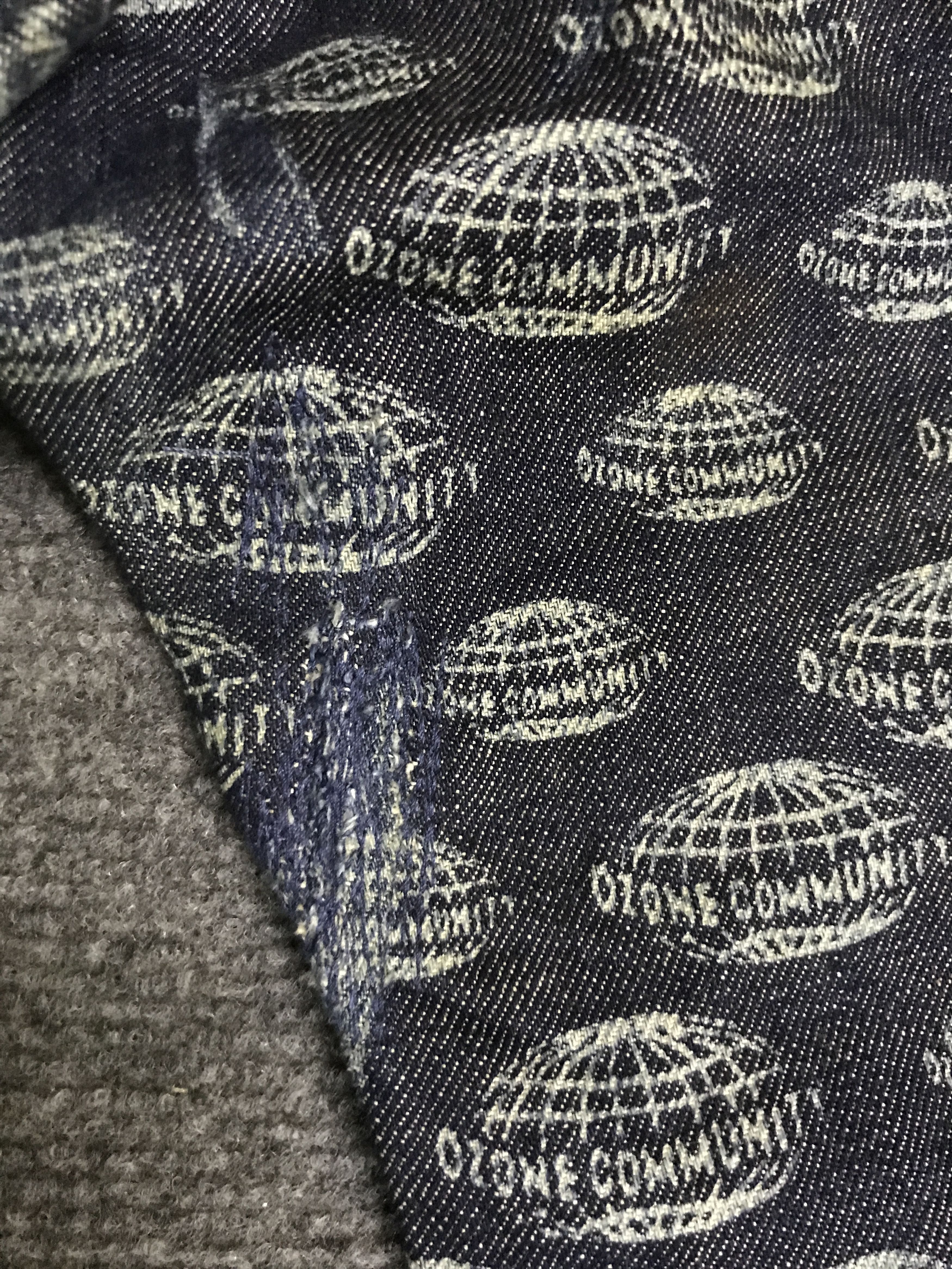 Japanese Brand D153 OZONE COMMUNITY Japan Full Print Flare Jeans Size US 26 / EU 42 - 11 Thumbnail