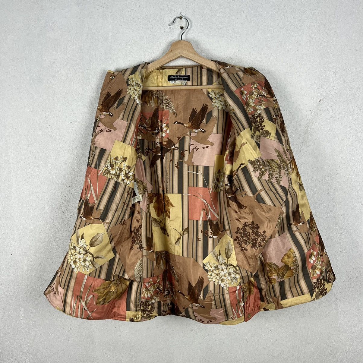 Japanese Brand RARE 100% SILK NICE DESIGN LINING FULL PRINT Size US S / EU 44-46 / 1 - 8 Thumbnail