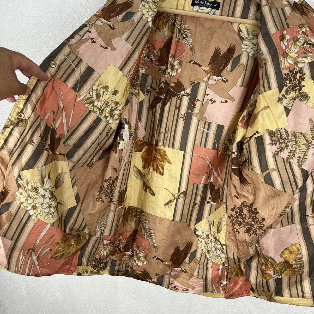 Japanese Brand RARE 100% SILK NICE DESIGN LINING FULL PRINT Size US S / EU 44-46 / 1 - 10 Thumbnail