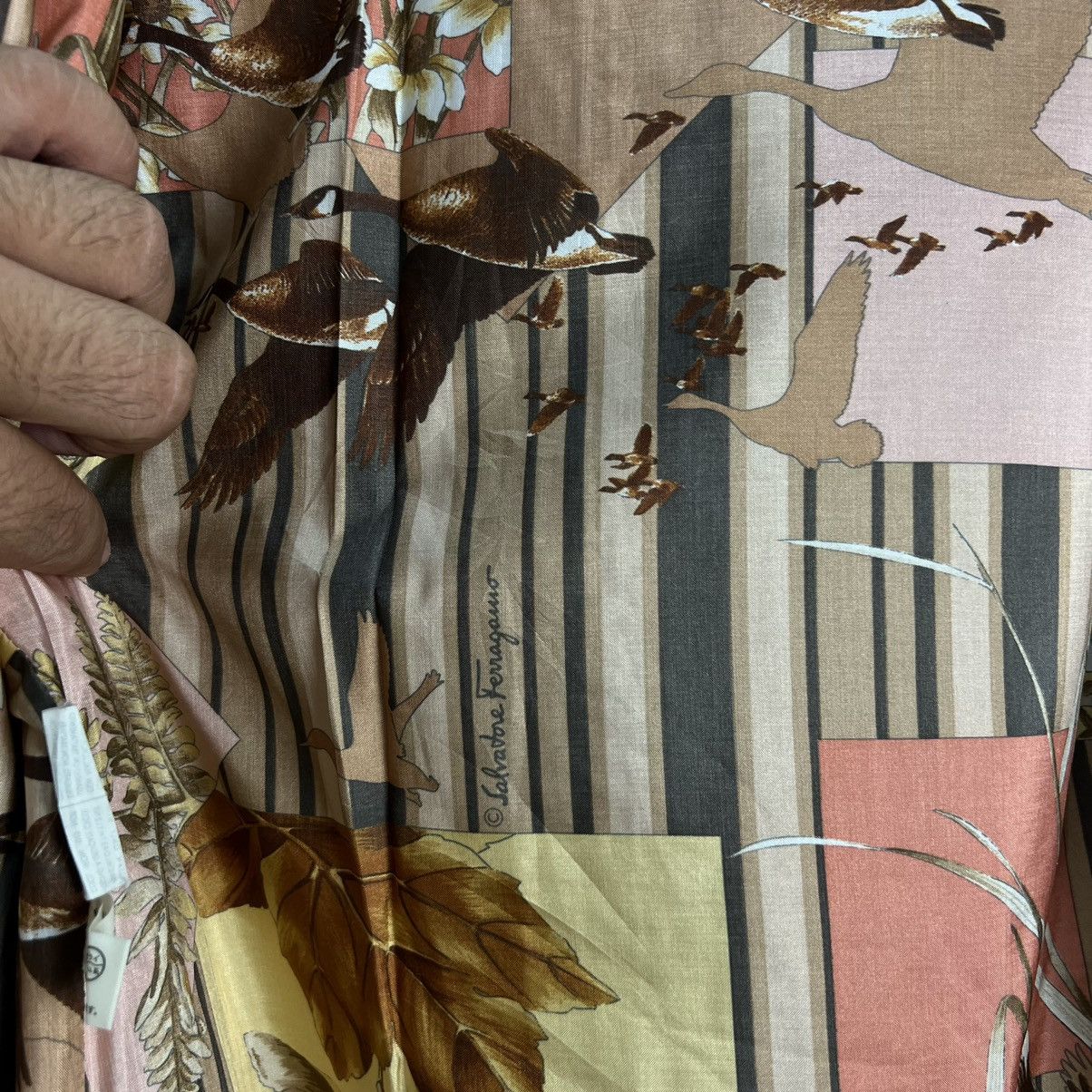 Japanese Brand RARE 100% SILK NICE DESIGN LINING FULL PRINT Size US S / EU 44-46 / 1 - 12 Thumbnail
