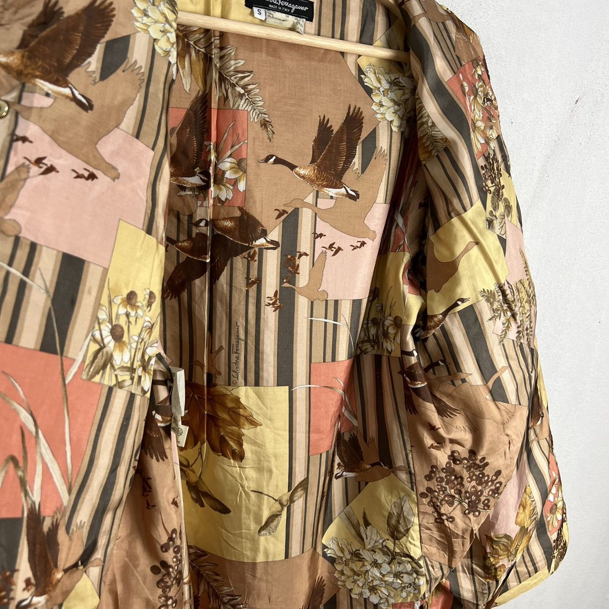Japanese Brand RARE 100% SILK NICE DESIGN LINING FULL PRINT Size US S / EU 44-46 / 1 - 11 Thumbnail
