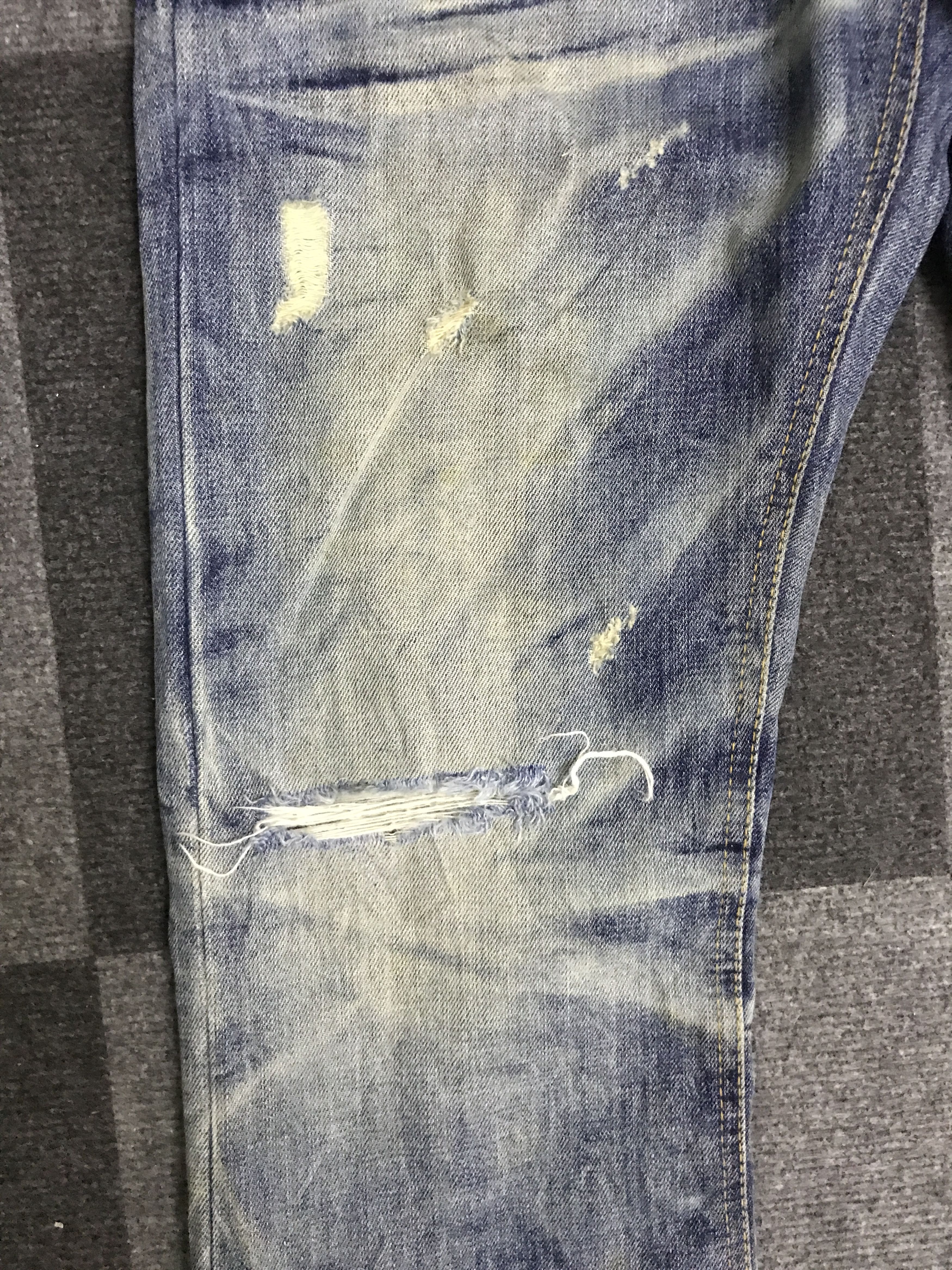 Seditionaries D135 DPSR Street Fashion Seditionarie Flare Distressed Jeans Size US 33 - 7 Thumbnail