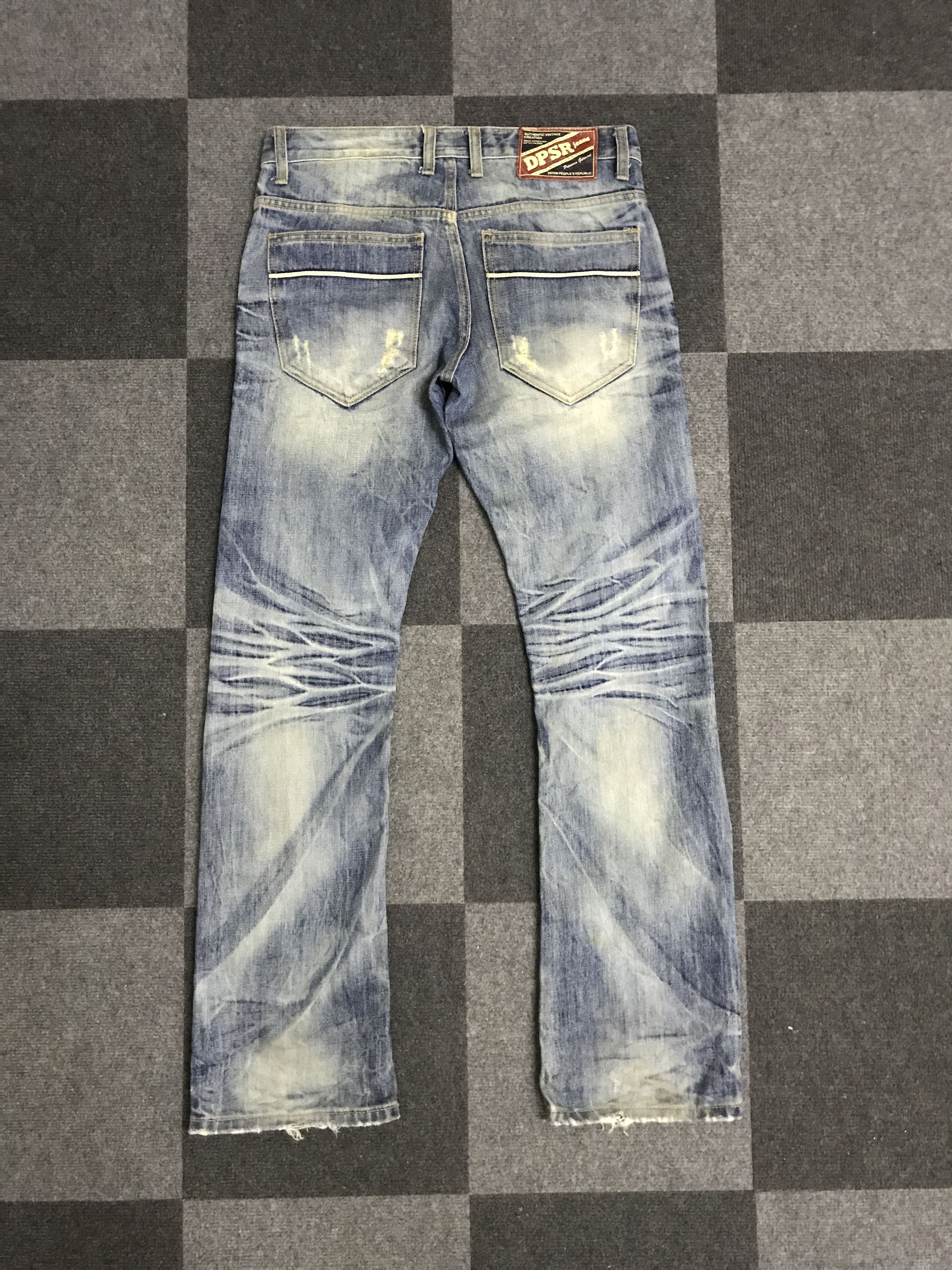 Seditionaries D135 DPSR Street Fashion Seditionarie Flare Distressed Jeans Size US 33 - 12 Thumbnail