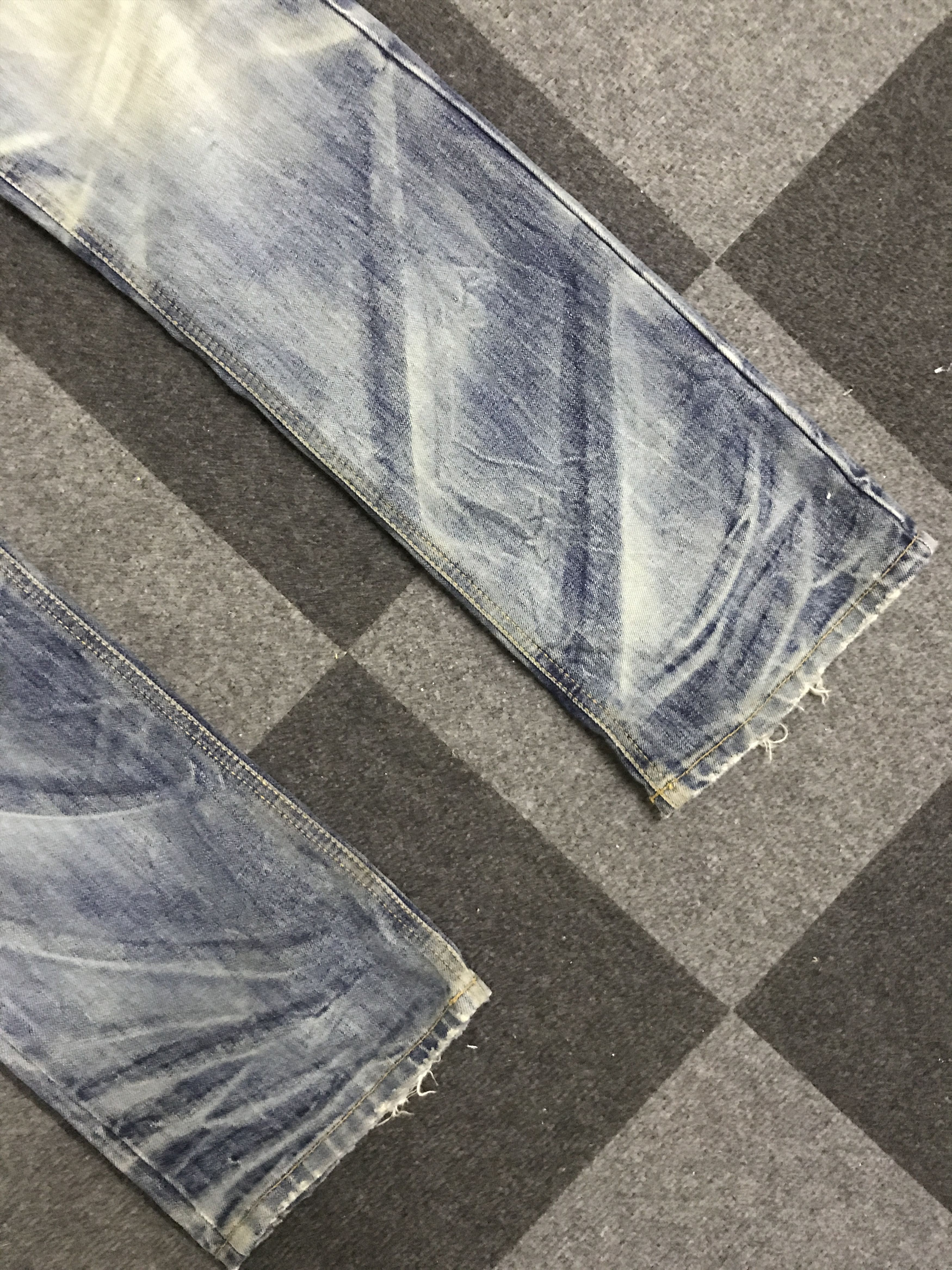 Seditionaries D135 DPSR Street Fashion Seditionarie Flare Distressed Jeans Size US 33 - 6 Thumbnail