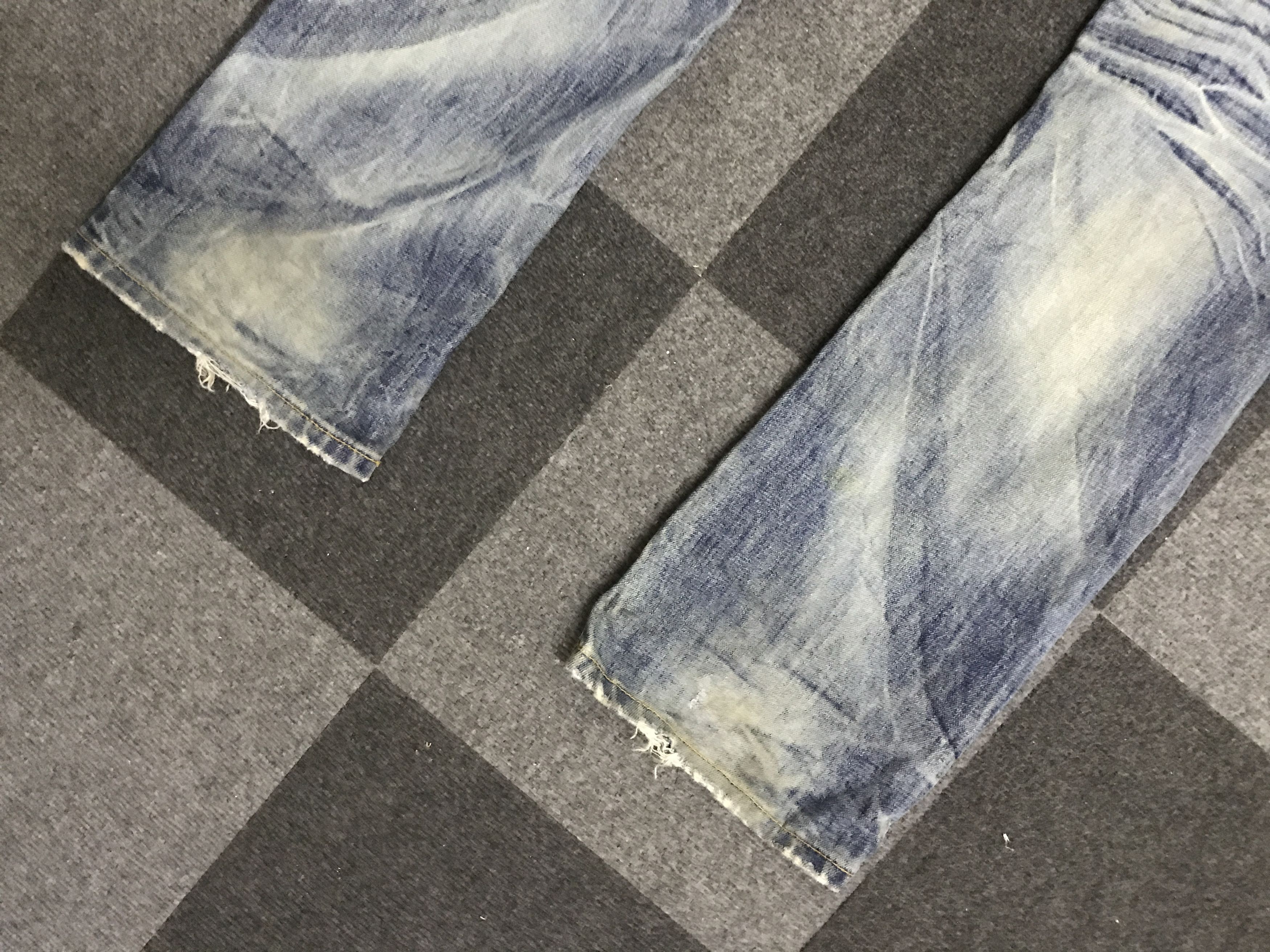 Seditionaries D135 DPSR Street Fashion Seditionarie Flare Distressed Jeans Size US 33 - 15 Thumbnail