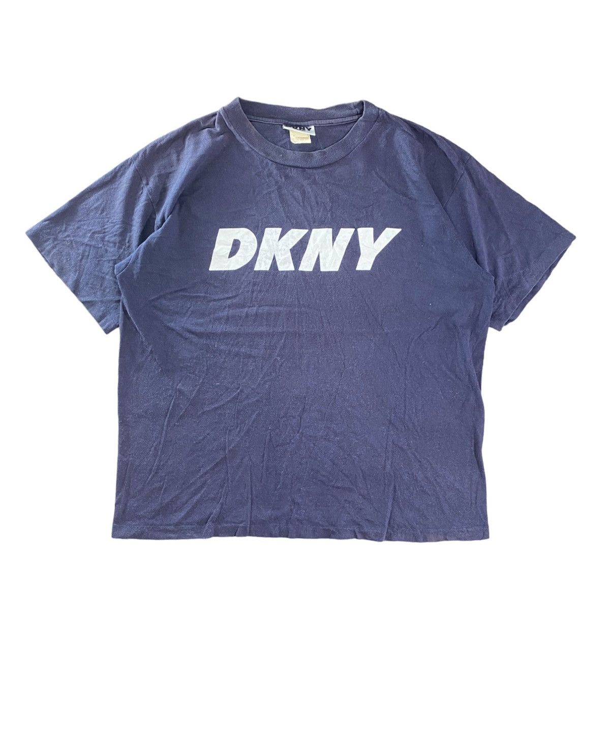 DKNY × Vintage Vintage Dkny Big Logo Single Stitch Size L Size US L / EU 52-54 / 3 - 1 Thumbnail