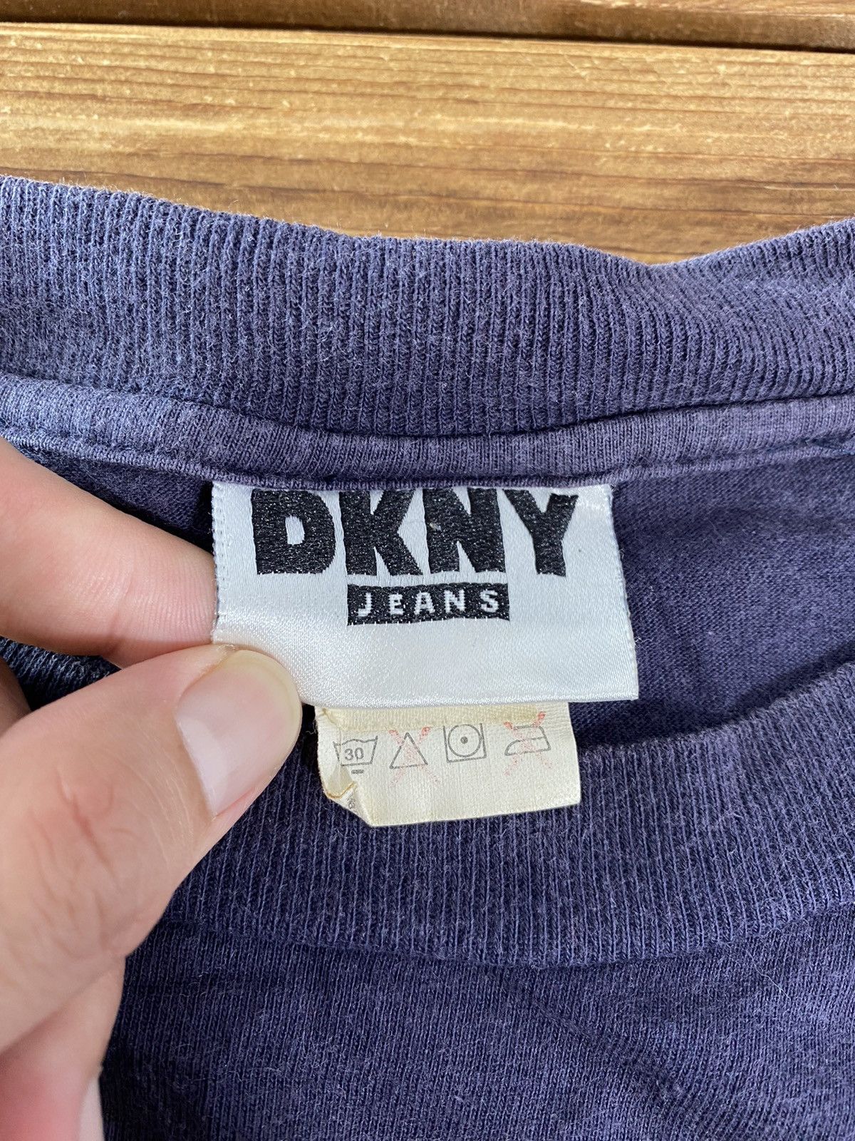 DKNY × Vintage Vintage Dkny Big Logo Single Stitch Size L Size US L / EU 52-54 / 3 - 4 Thumbnail