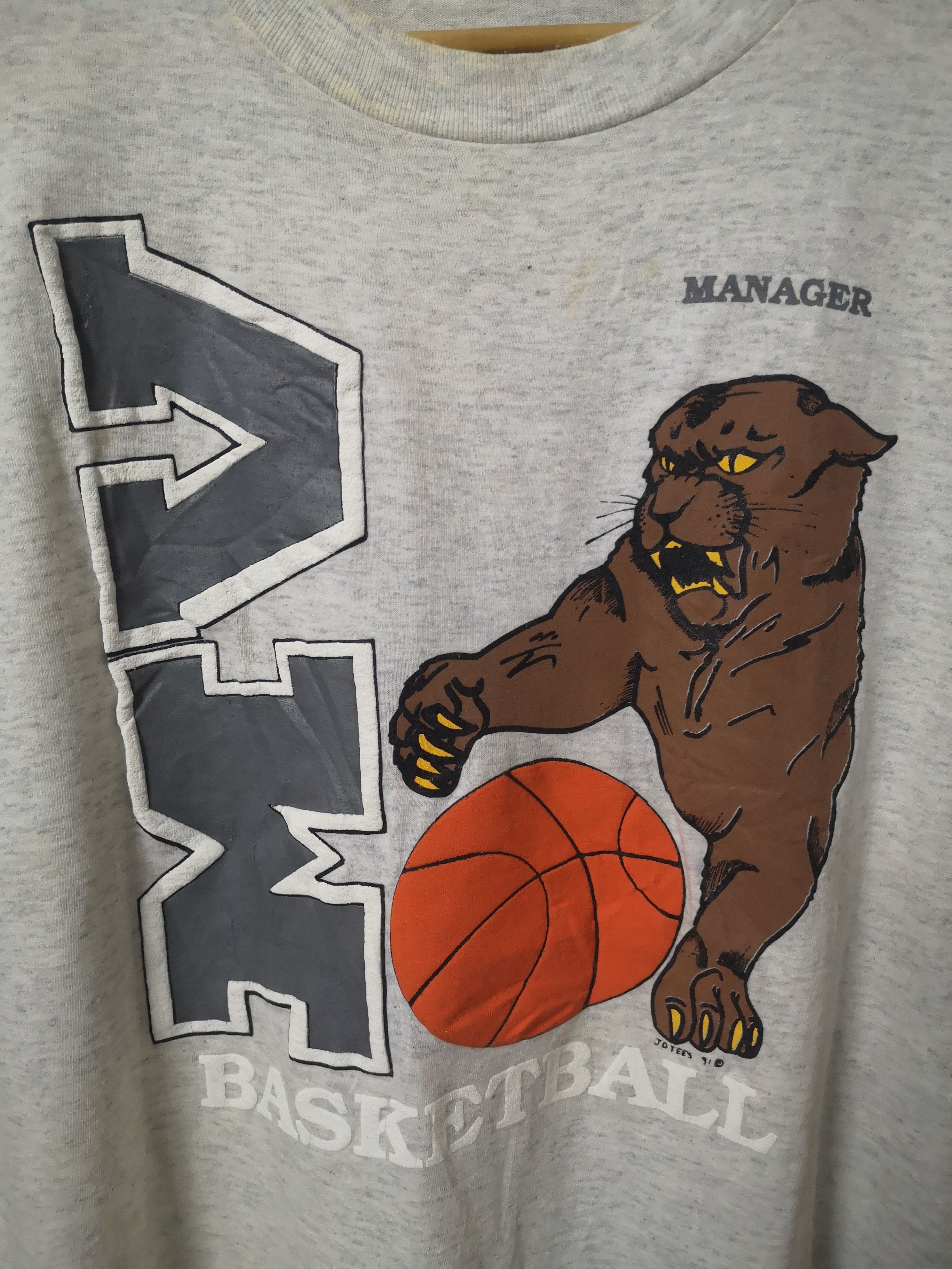 NBA × Vintage 🔥VINTAGE 1991 MV BASKETBALL Size US L / EU 52-54 / 3 - 2 Thumbnail