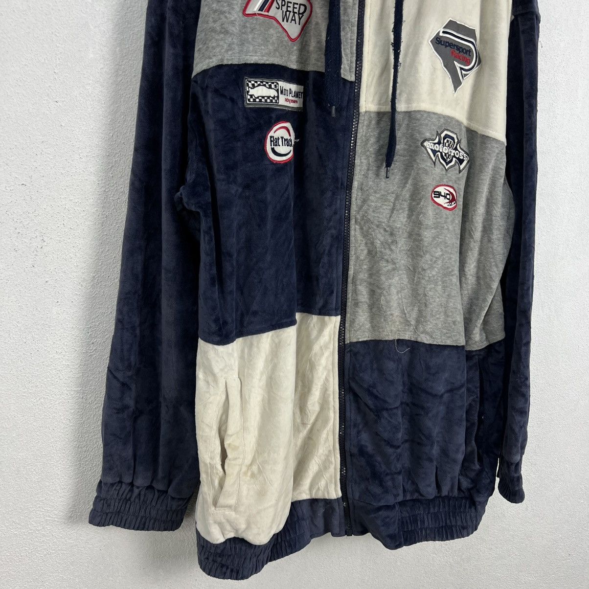 Japanese Brand VINTAGE SUPERSPORT RACING HOODIE BIG LOGO WORKER JACKET Size US XL / EU 56 / 4 - 4 Thumbnail