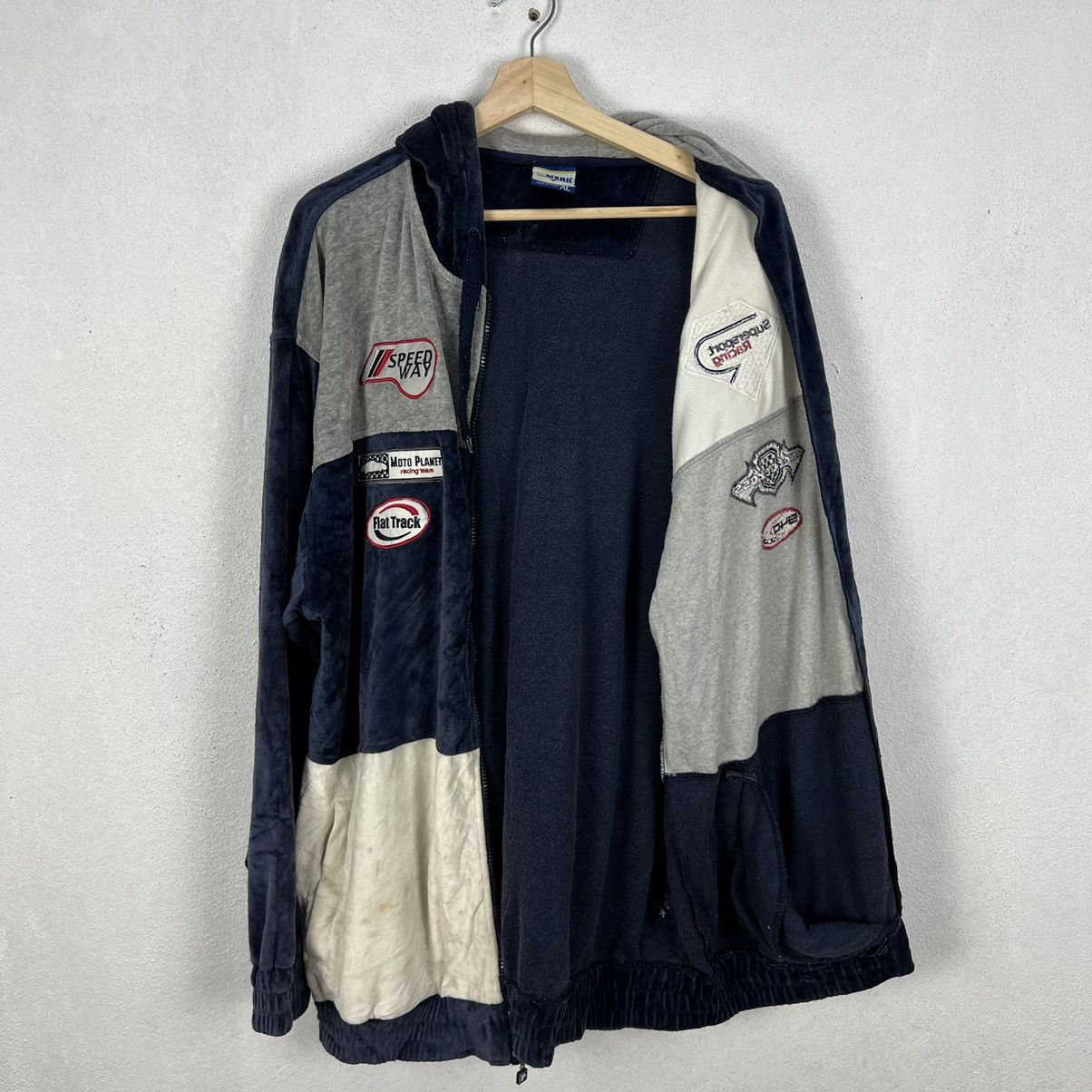Japanese Brand VINTAGE SUPERSPORT RACING HOODIE BIG LOGO WORKER JACKET Size US XL / EU 56 / 4 - 14 Thumbnail